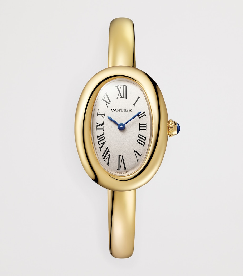 Small Yellow Gold Baignoire de Cartier Watch 23.1mm (Size 17) YELLOW GOLD Image 2