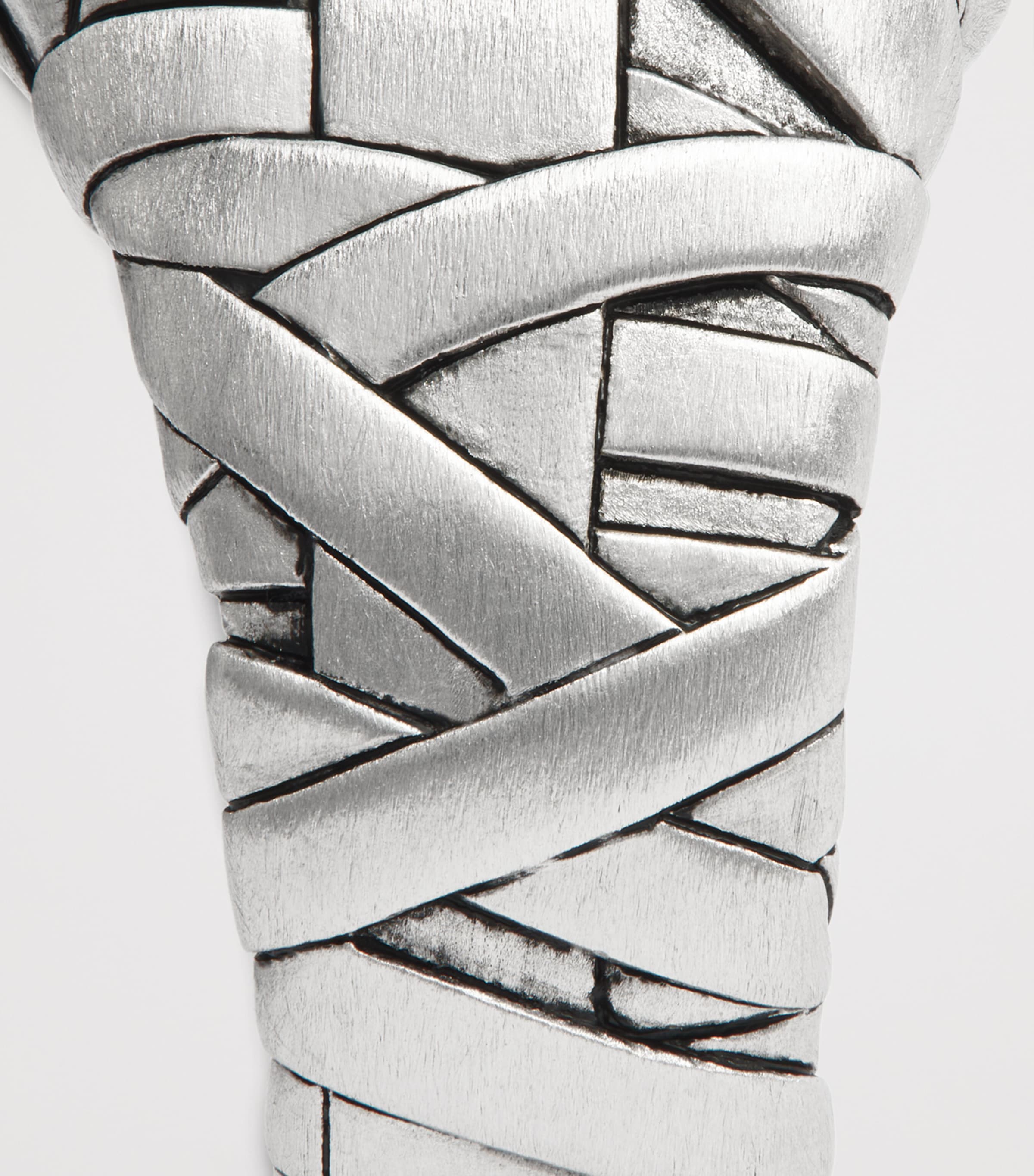 Tom Wood Rhodium-Plated Sterling Silver Quilt Ring Sterling Silver Image 5