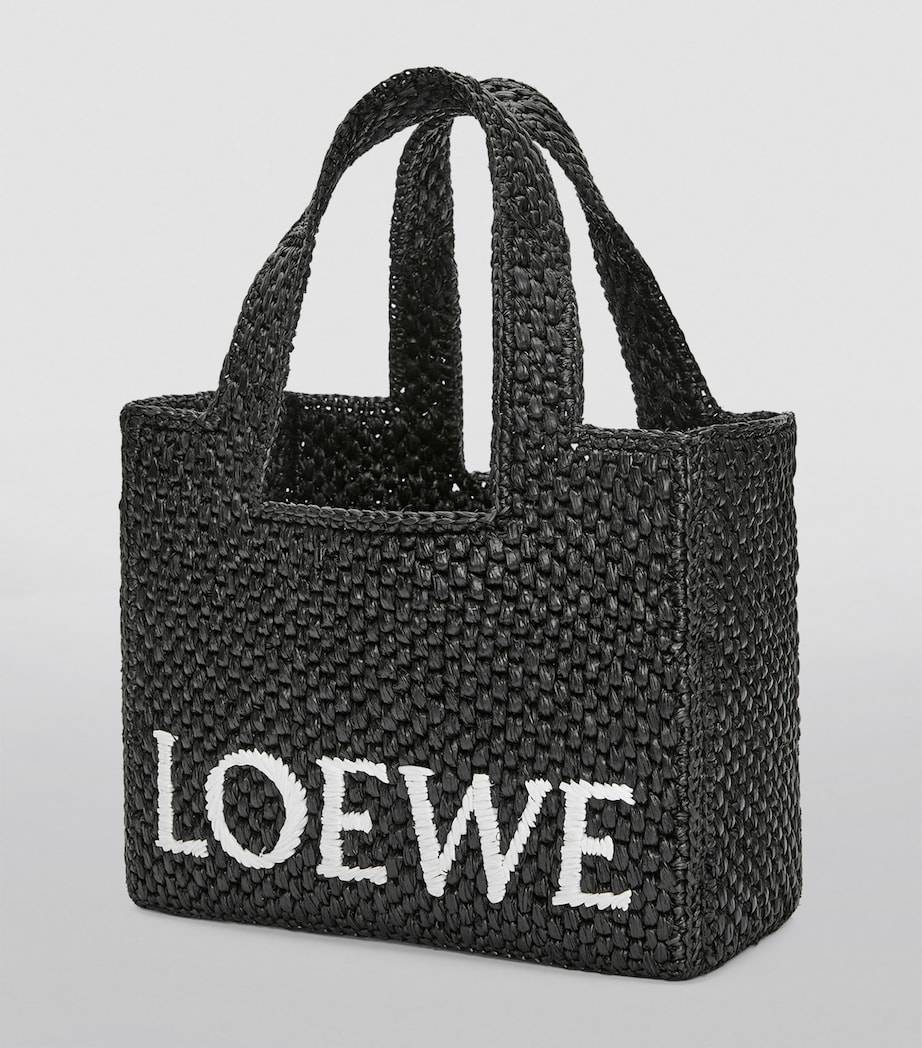 x Paula's Ibiza Small Font Tote Bag BLACK Image 6