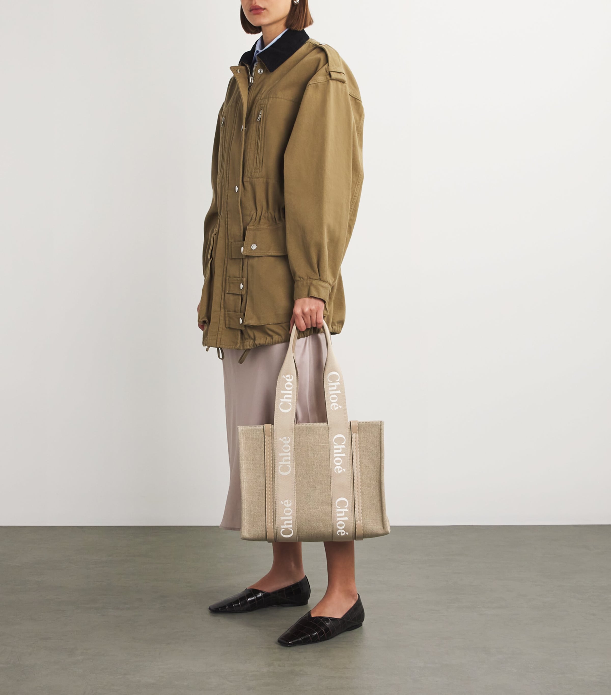 Chloé Medium Woody Tote Bag | Harrods US