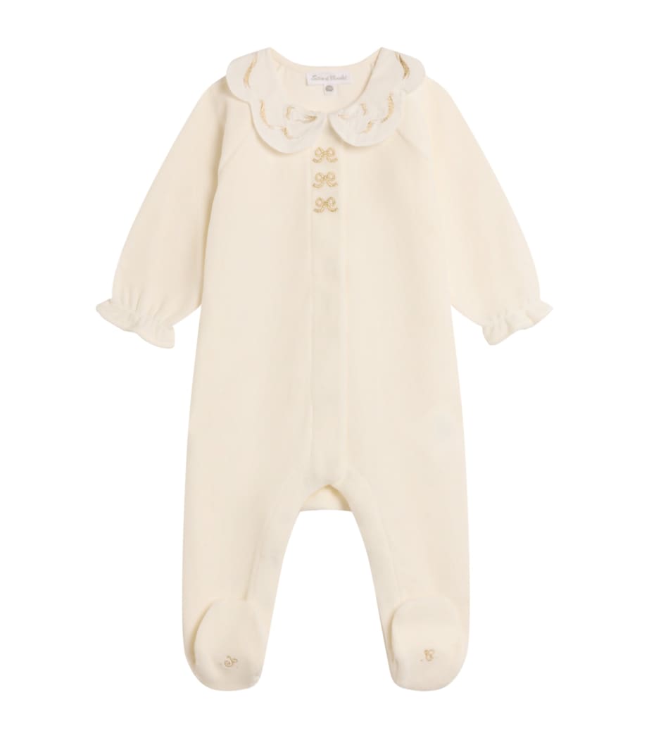Cotton-Blend Embroidered All-In-One (Newborn-24 Months) 13NACRE Image 1