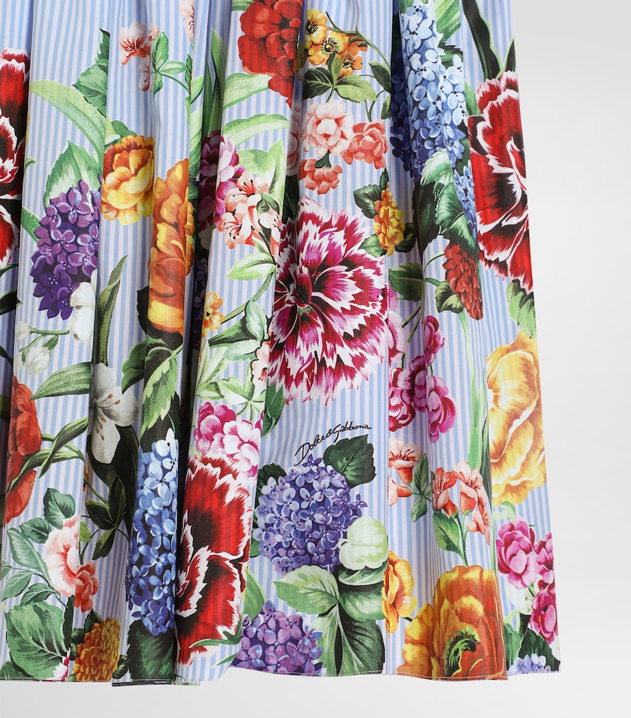 Stripe Floral Dress (8-12+ Years) HH5KU-MIX FIORI Image 3