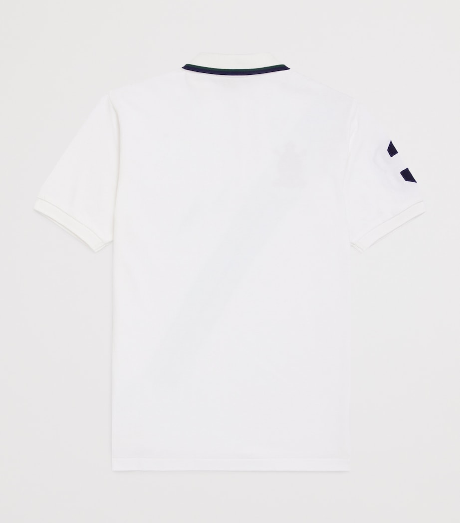 Cotton 20th Anniversary Polo Shirt (6-14 Years) WHITE Image 2