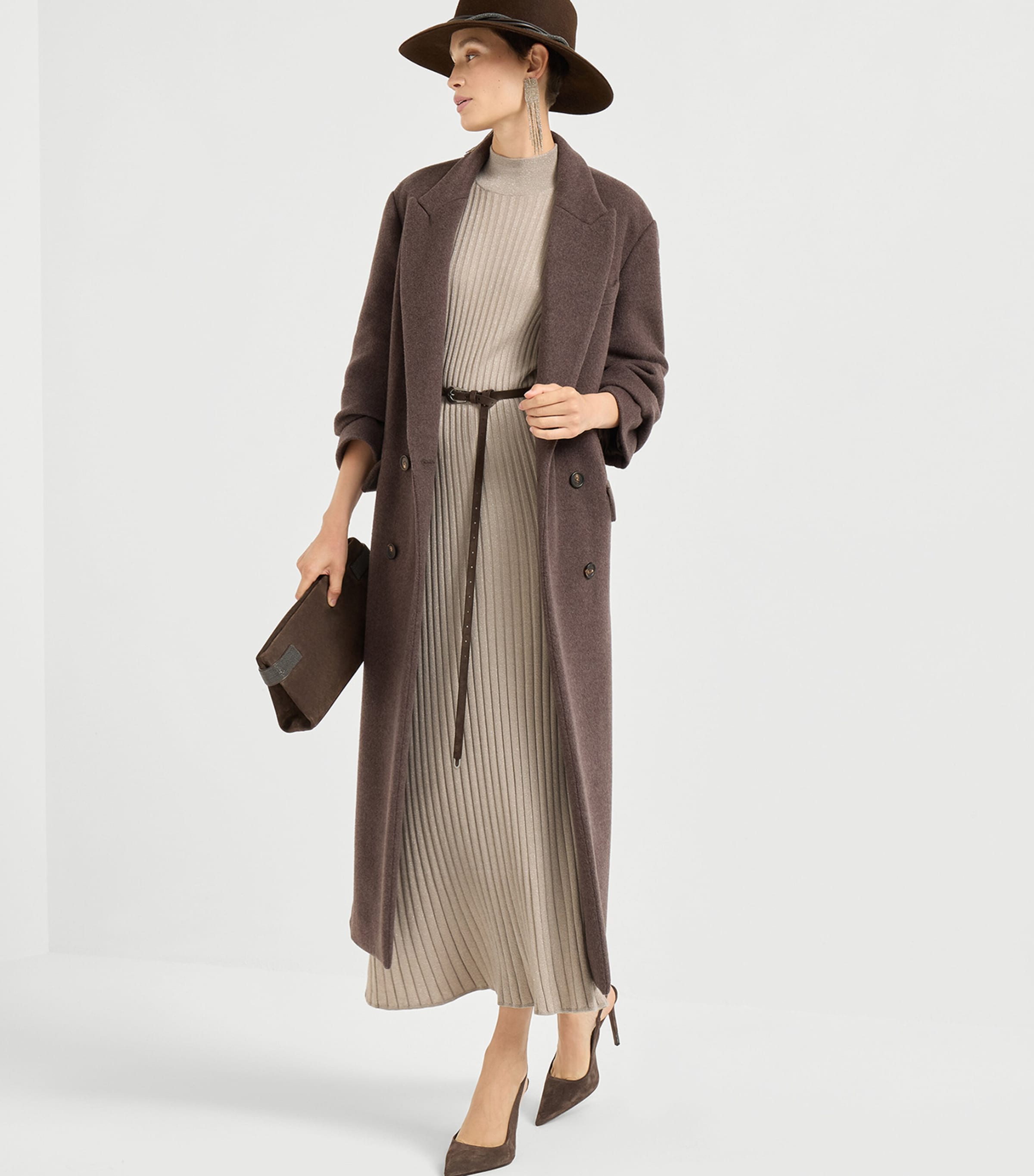 Cashmere-Blend Rib-Knit Maxi Dress C9729 Image 2