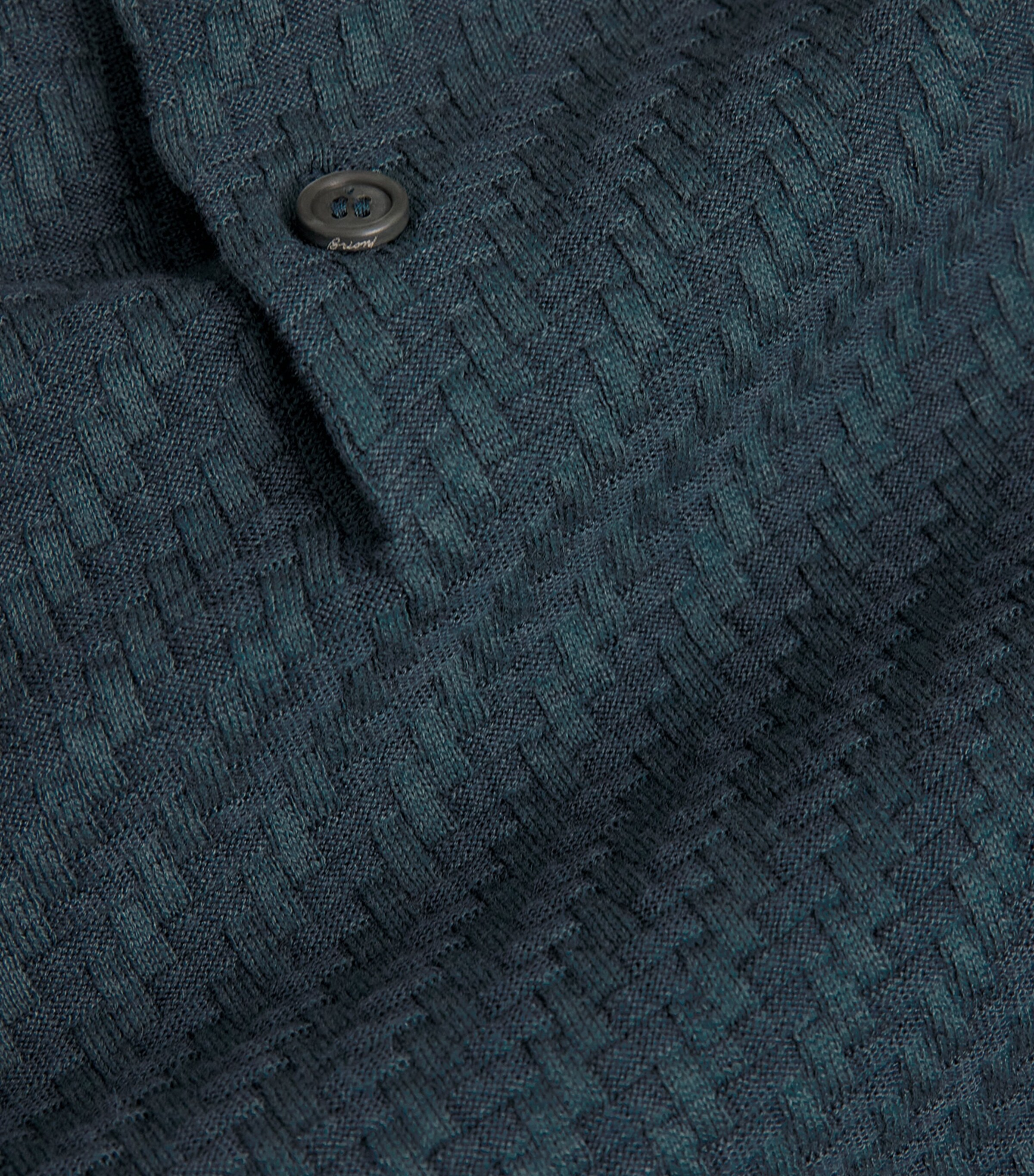 Cotton-Silk-Cashmere Trama Weave Polo Shirt 3200 Image 5