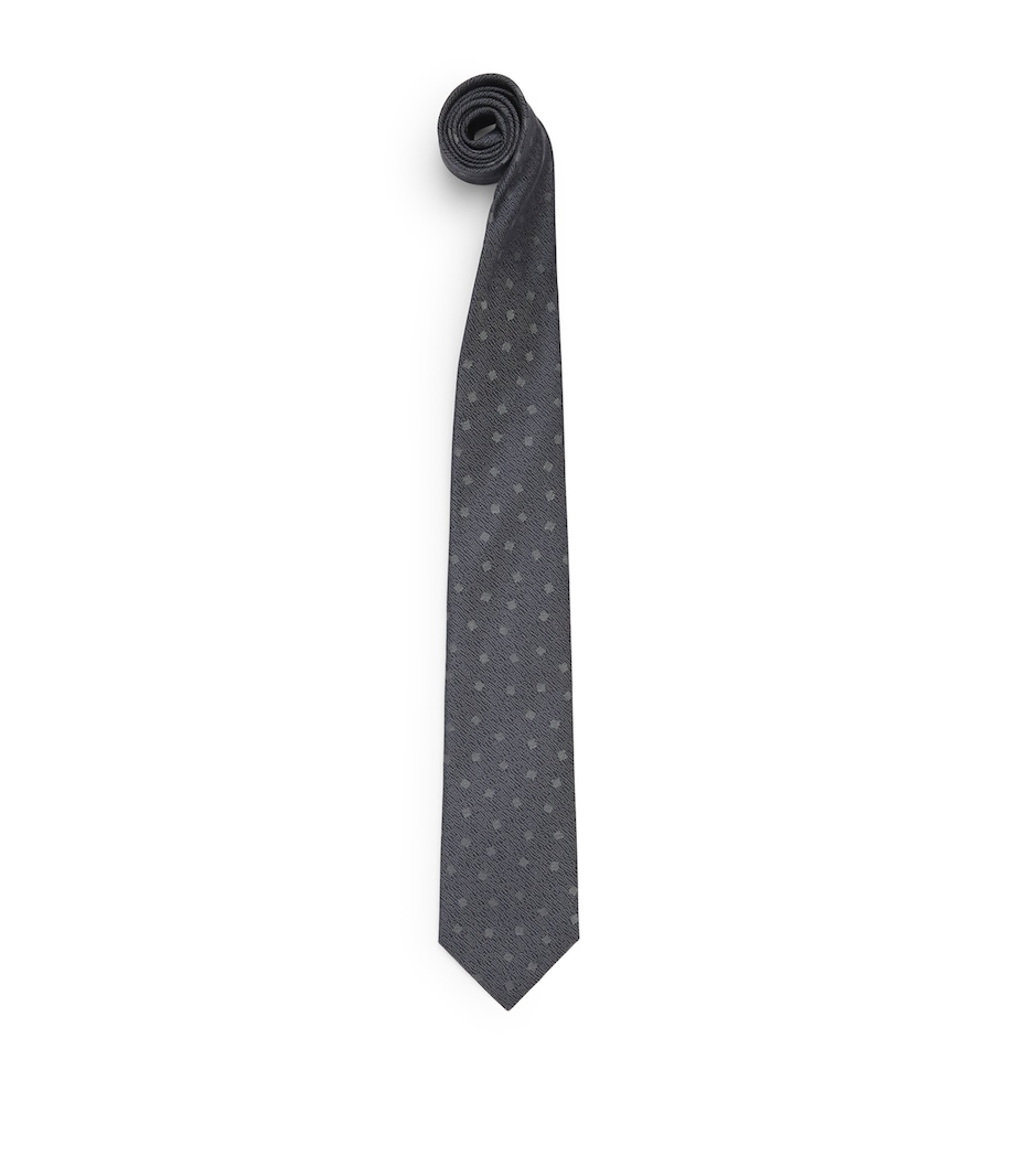 Emporio Armani Silk Jacquard Tie Image 1