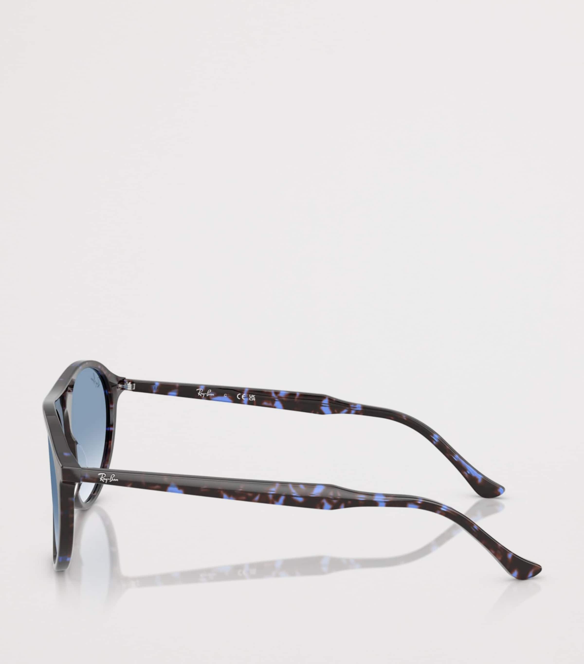 Ray-Ban RB2215 Rounded Square Sunglasses Blue Image 3