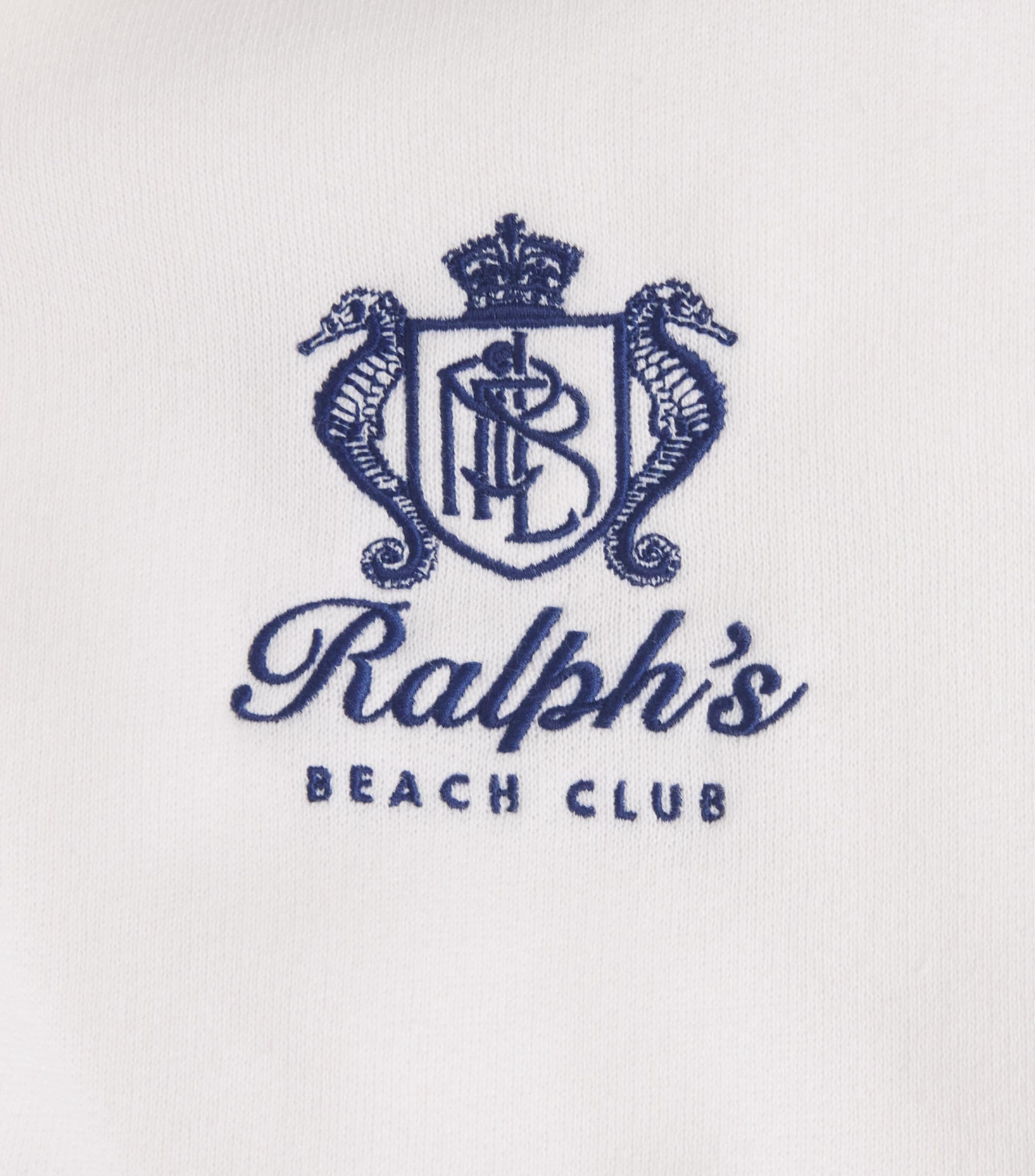 Polo Ralph Lauren Mens Cotton-Blend Ralph's Beach Club Polo Shirt White Image 6