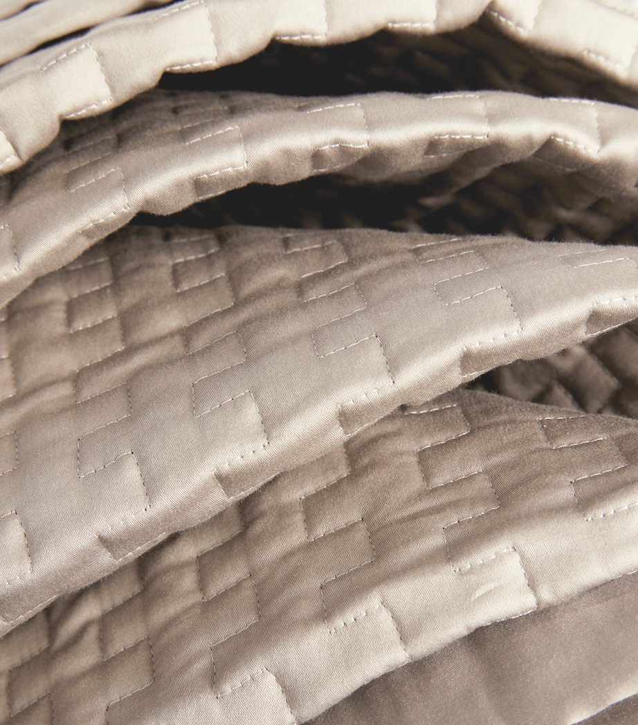 Boutis Bedspread (270cm x 270cm) 91 TAUPE Image 2