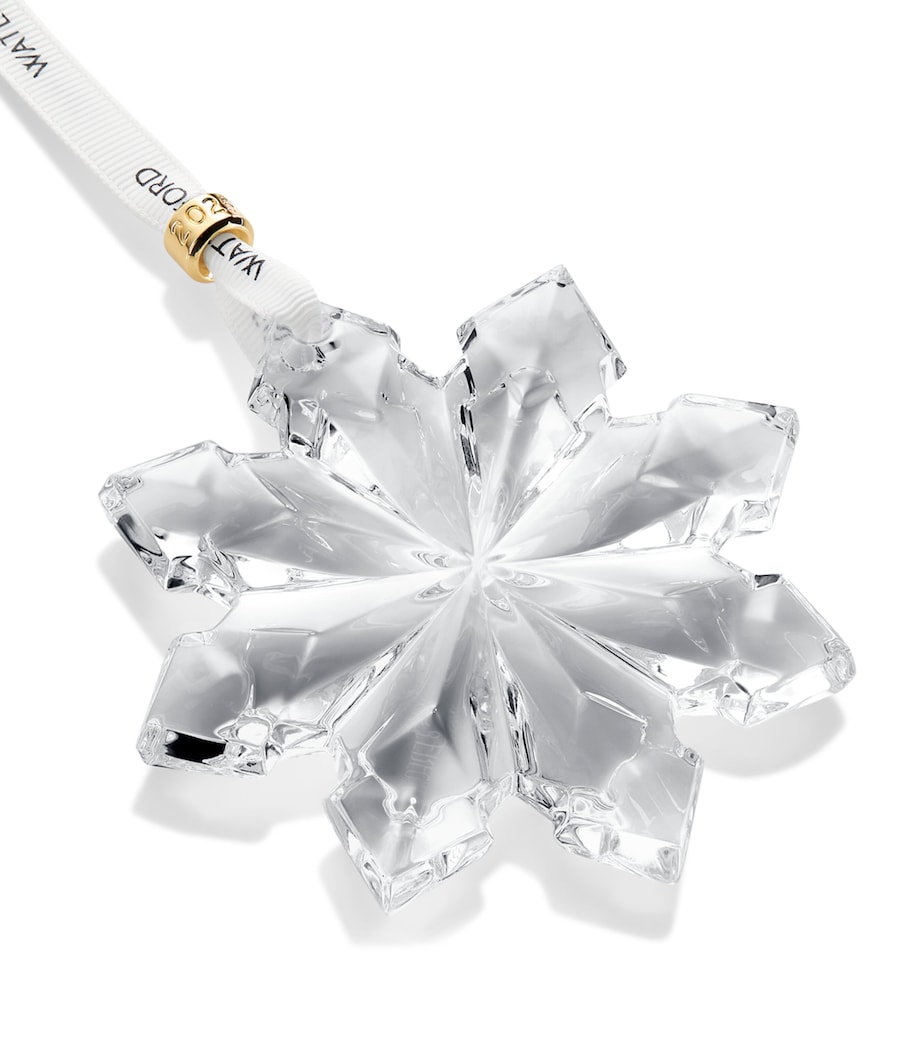 Crystal Snowflake Tree Decoration 2025 CLEAR Image 4