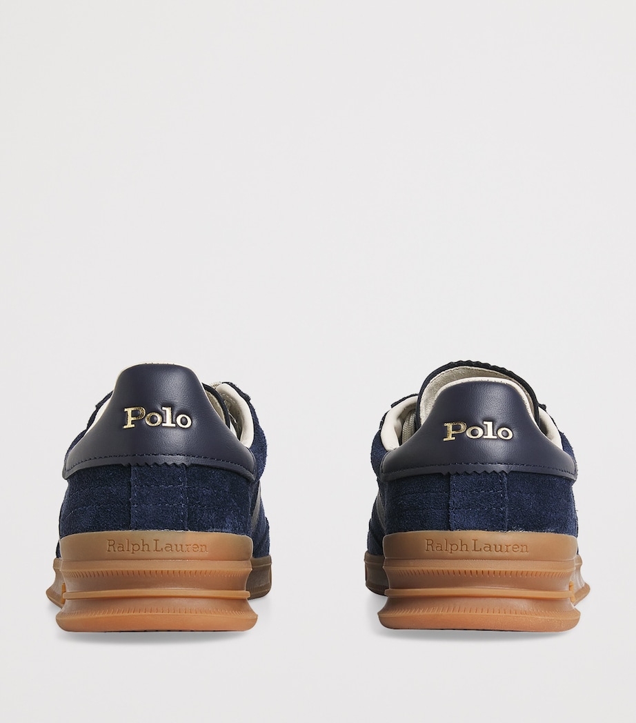 Suede Bedford Sneakers 002 HUNTER NAVY Image 4