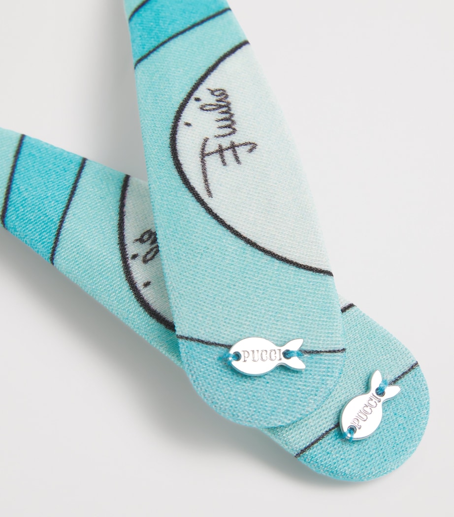 Marmo Print Hair Clips (Set of 2) 067/TURQUOISE Image 3