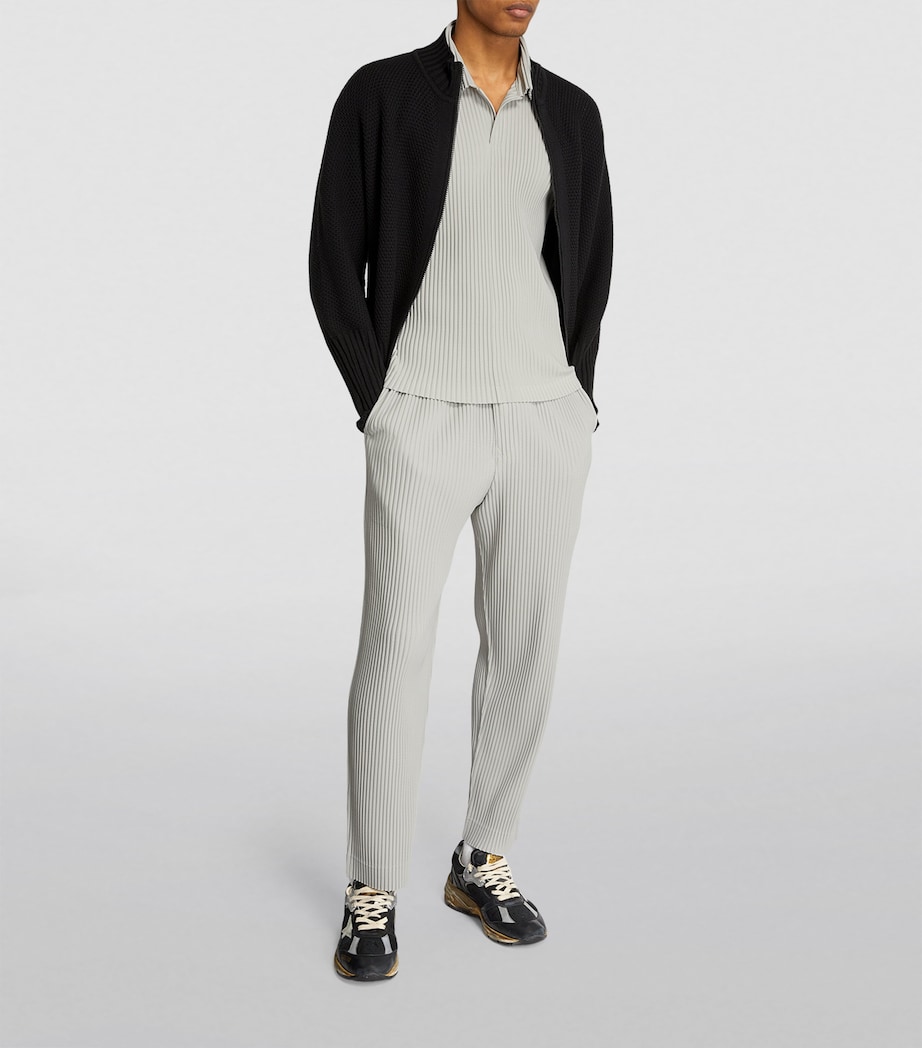 Pleated Slim Trousers 11 LIGHT GRAY Image 2