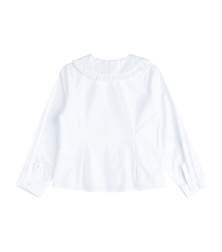 Pie-Crust Collar Blouse (2-5 Years) WHITE Image 2