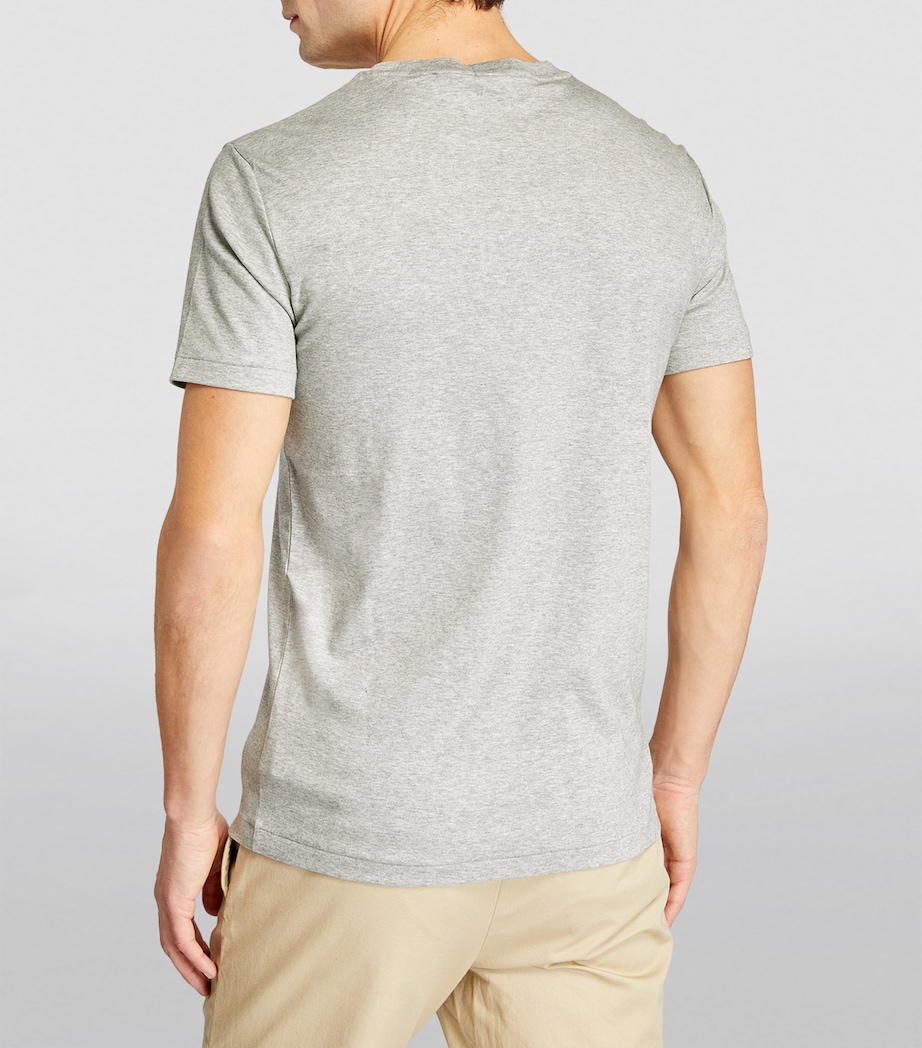 Pima Cotton Polo Pony T-Shirt GREY Image 7