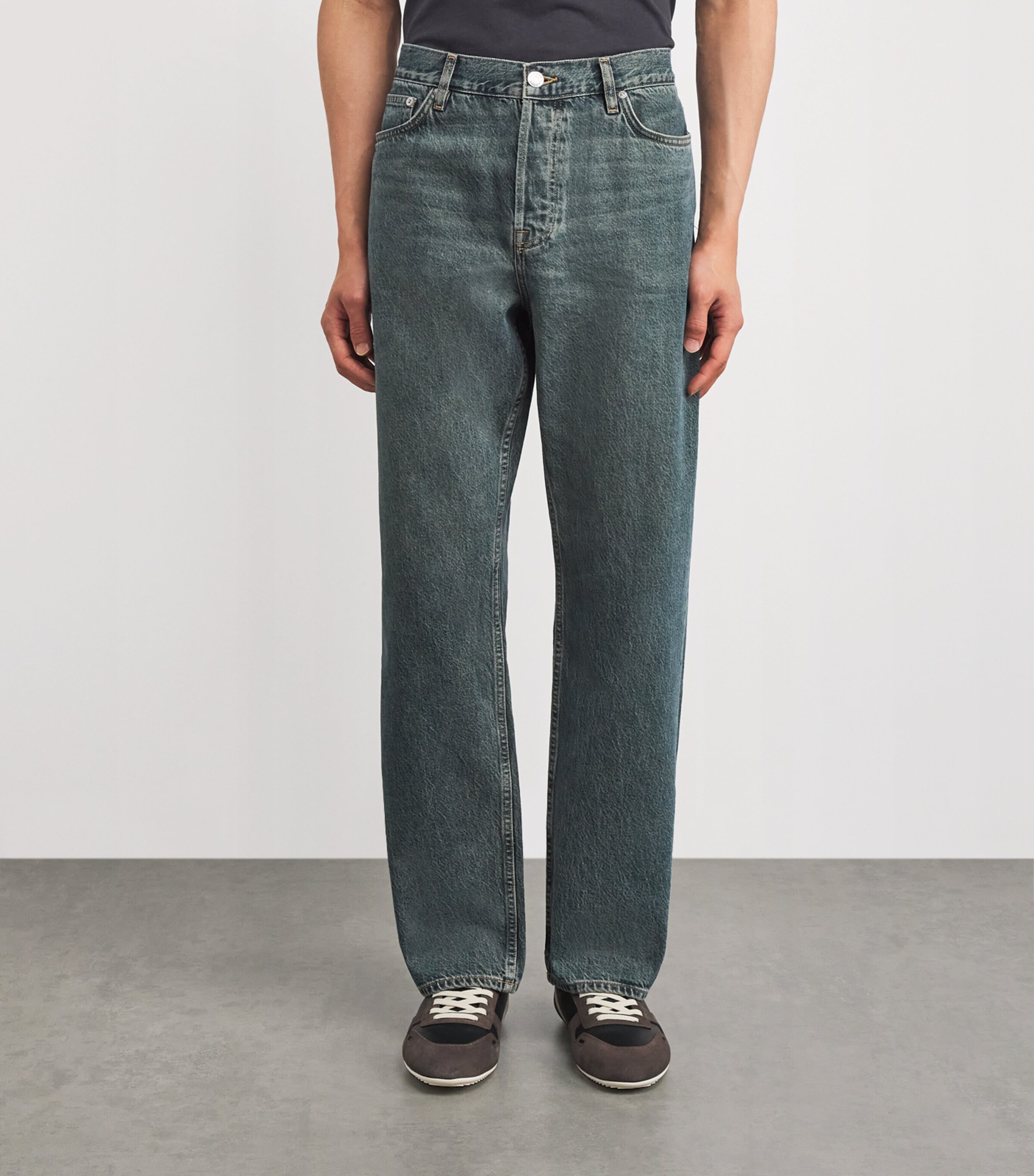 Saeddie Straight Jeans DARK CARIBBEAN Image 3