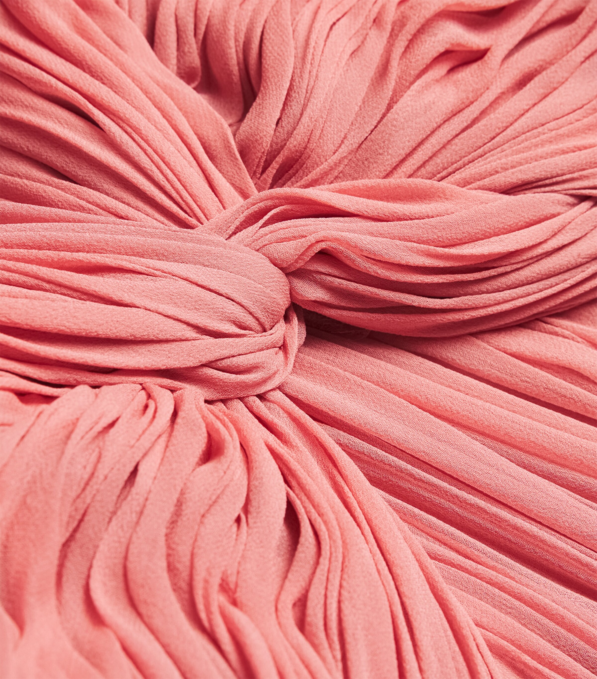 Giambattista Valli Womens Silk Tulle Midi Dress Coral Image 5
