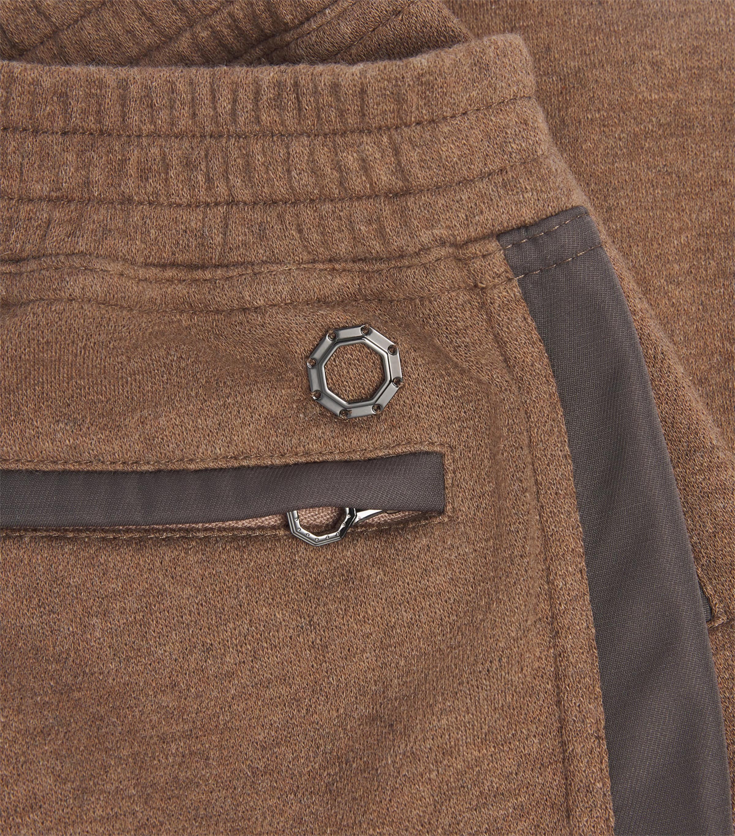 Stefano Ricci Kids Cotton-Cashmere Sweatpants (4-16 Years) Brownc. Image 3