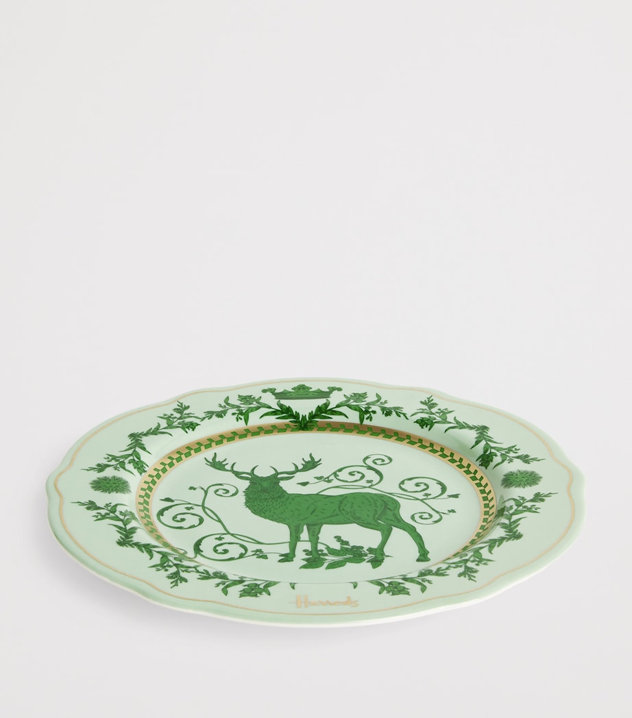 Harrods Menagerie Side Plate (20.5cm) Pink Image 2