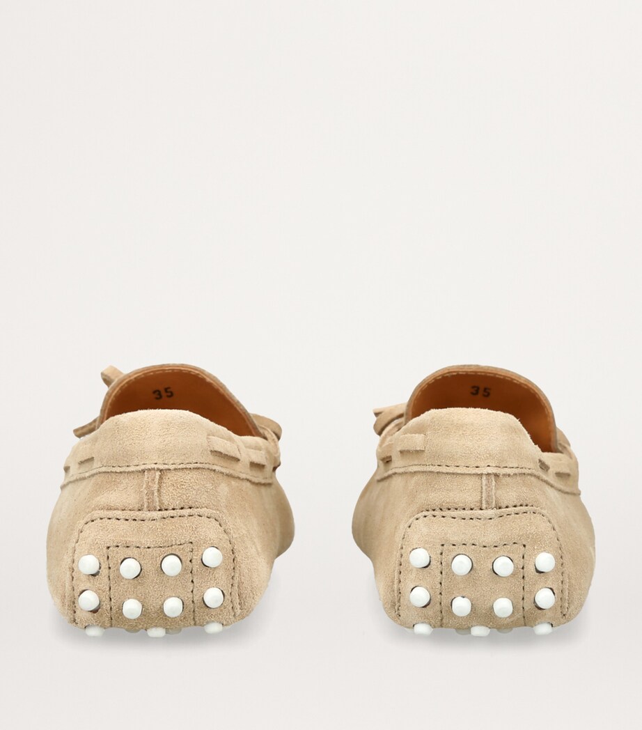 Suede Gommini Loafers BROWN Image 2