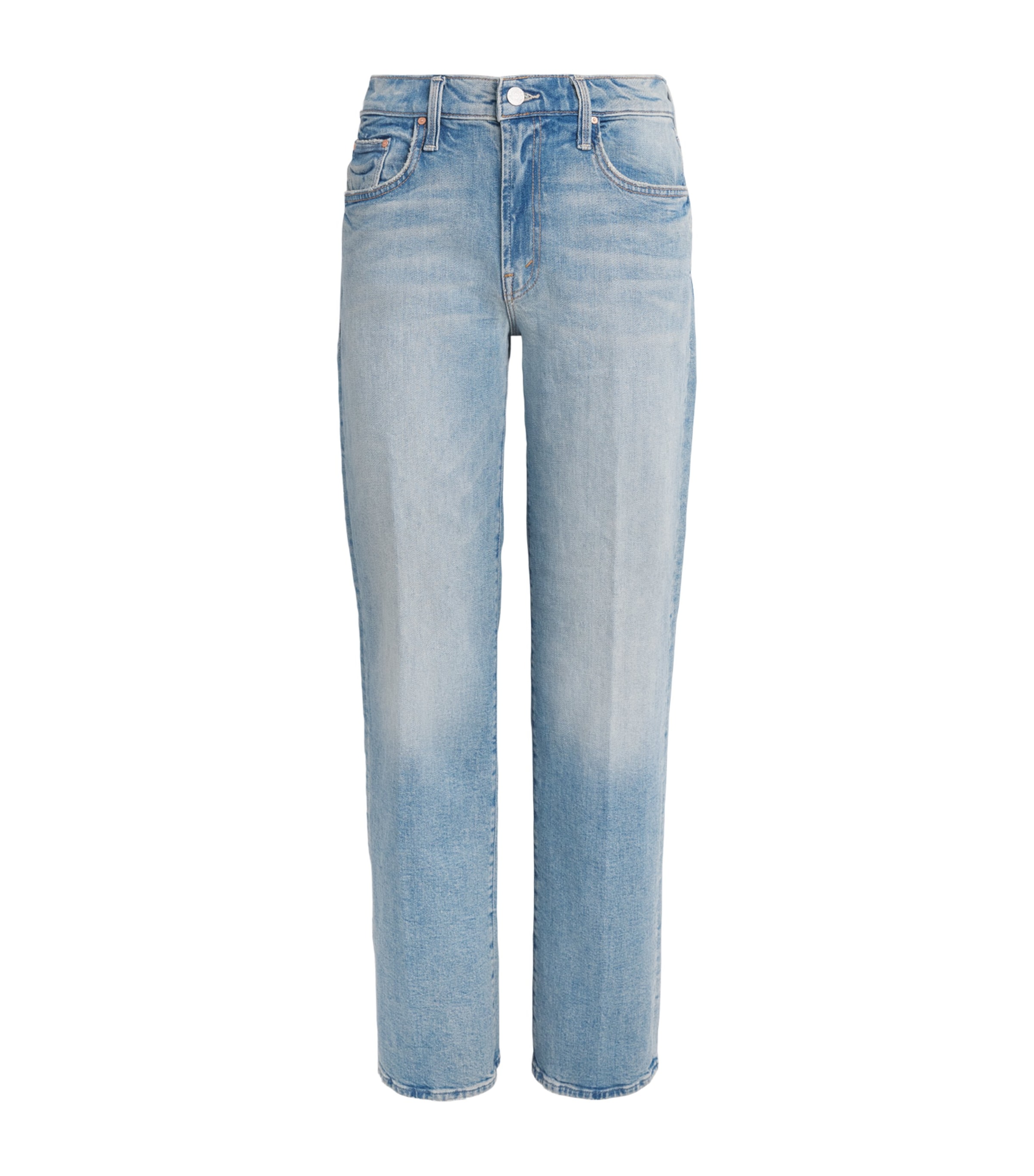 MOTHER Womens The Zip Rambler Skimp Mid-Rise Jeans I Confess Image 1