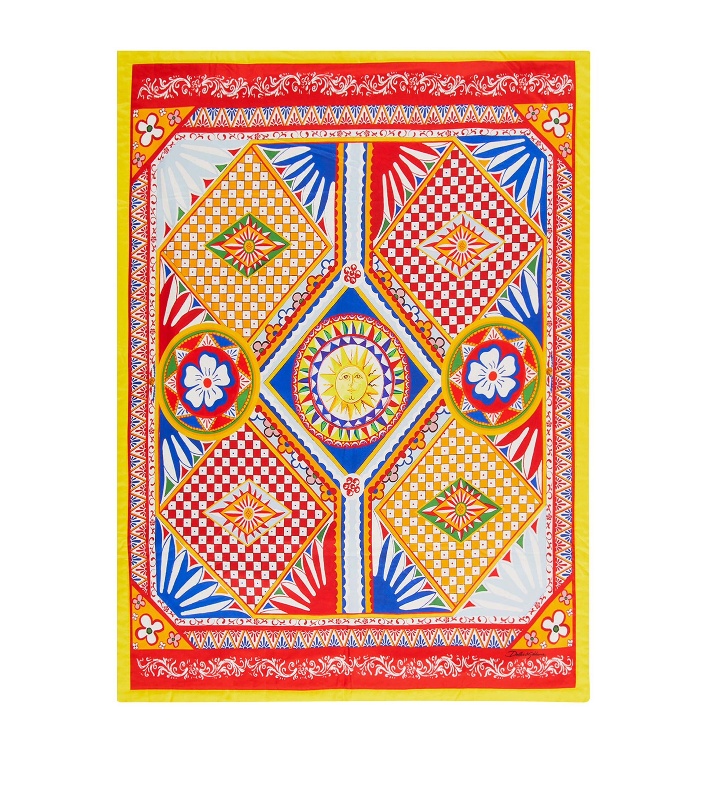 Dolce & Gabbana Casa Silk Majolica Quilt