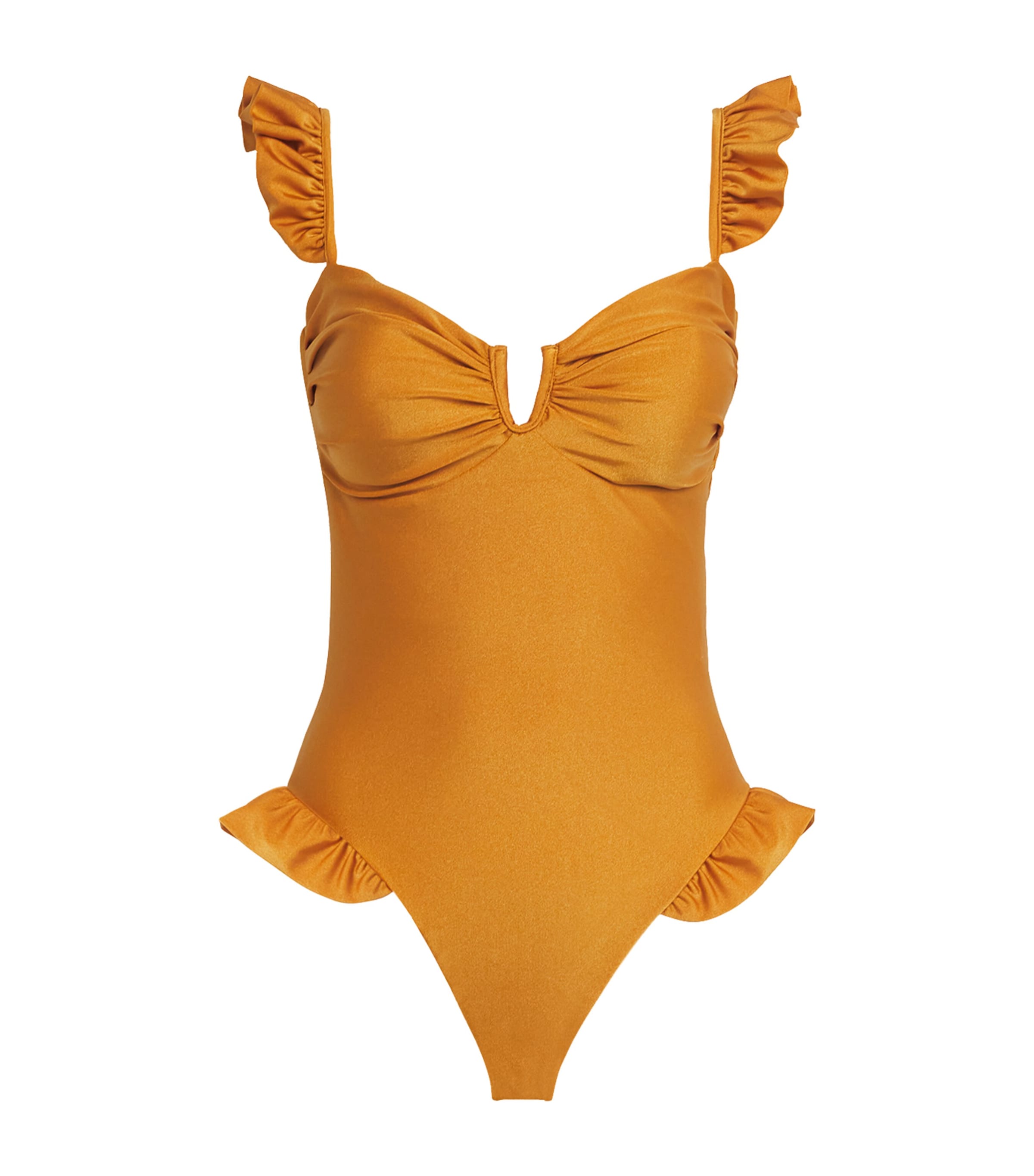 Patbo Lagoa Flutter Swimsuit In Orange