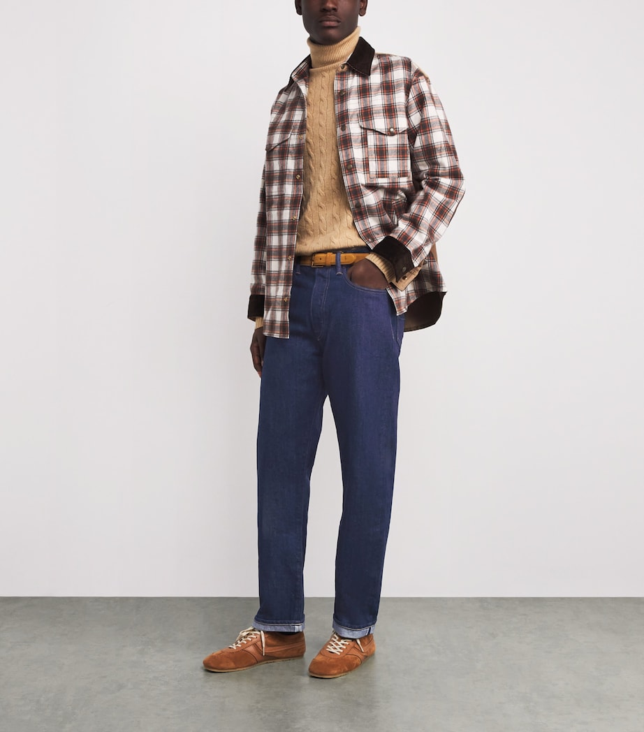 Selvedge Straight-Leg Sullivan Jeans BLUE Image 2