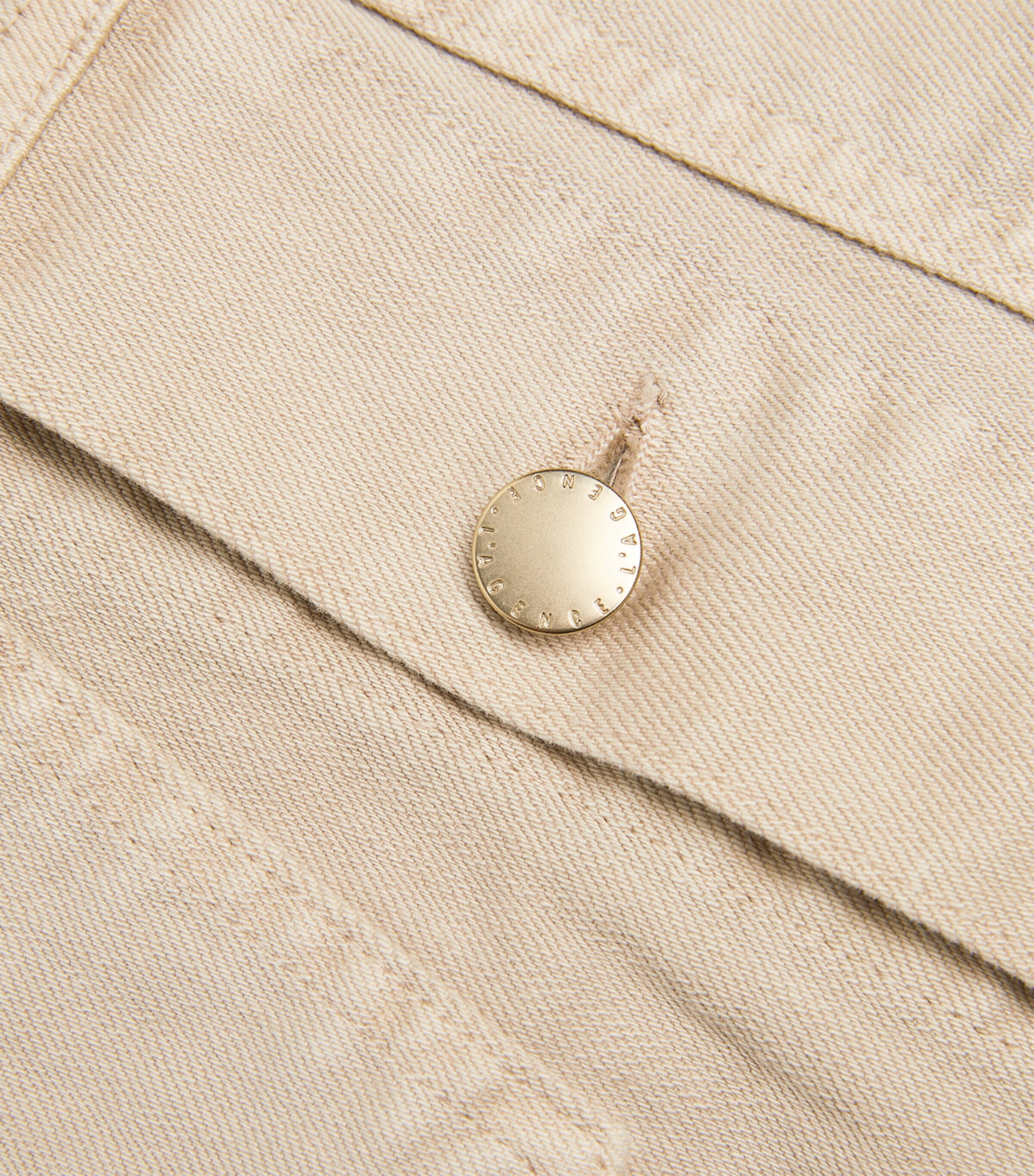 Janelle Denim Jacket BISCUIT Image 4