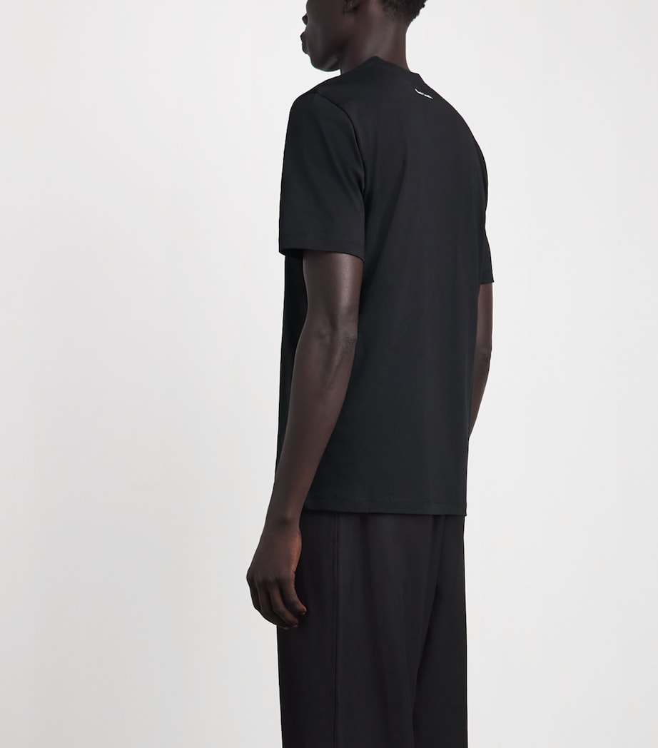 Paul Smith Mens Organic Cotton Embroidered T-Shirt Image 5
