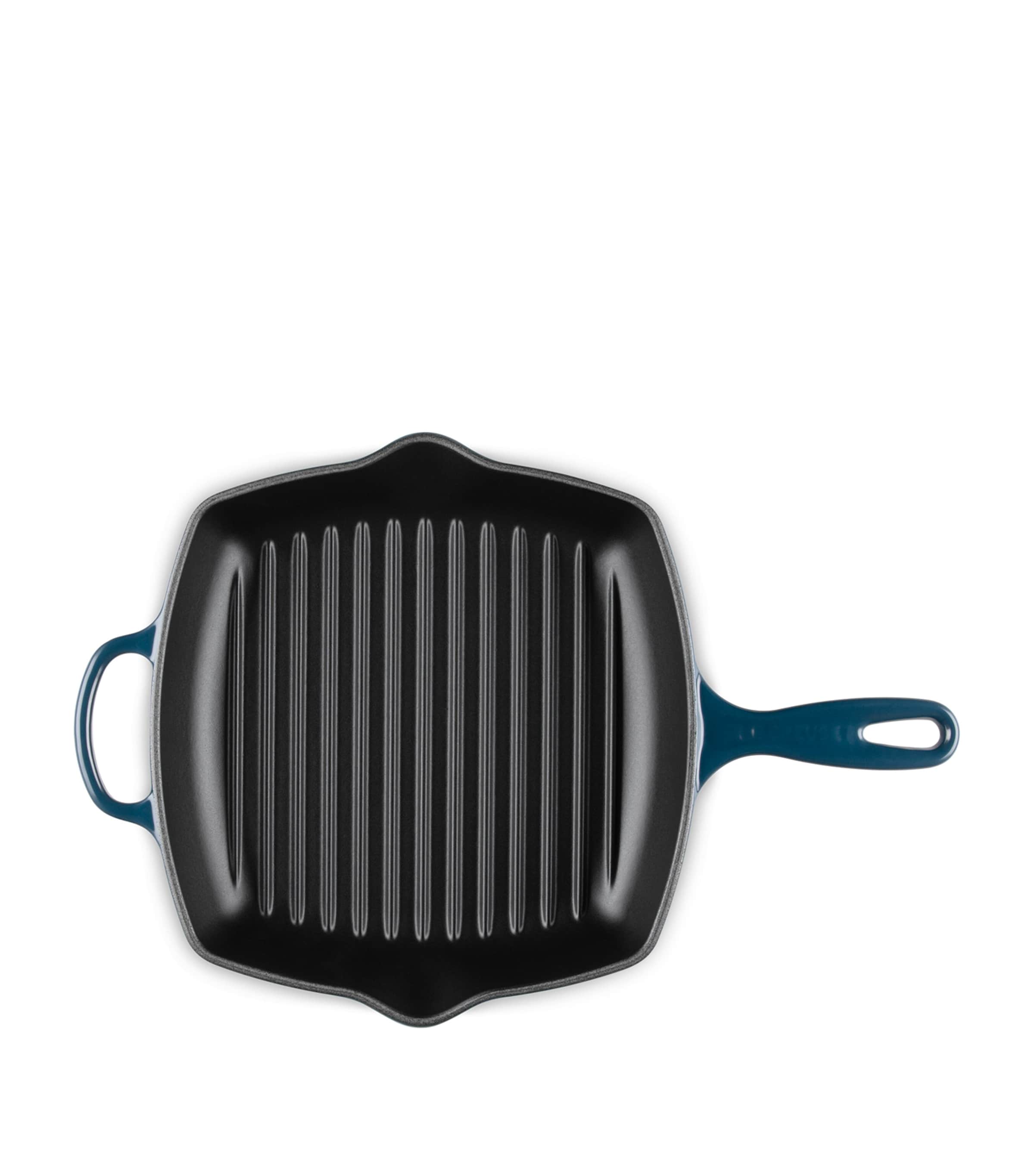 Cast Iron Square Grillit (26cm) BLUE Image 4