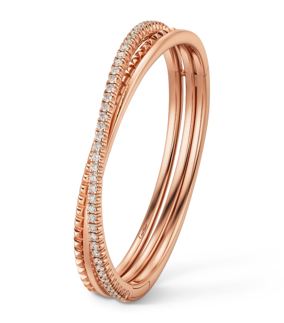 Cartier Rose Gold and Diamond Étincelle de Cartier Bangle Rose Gold Image 1