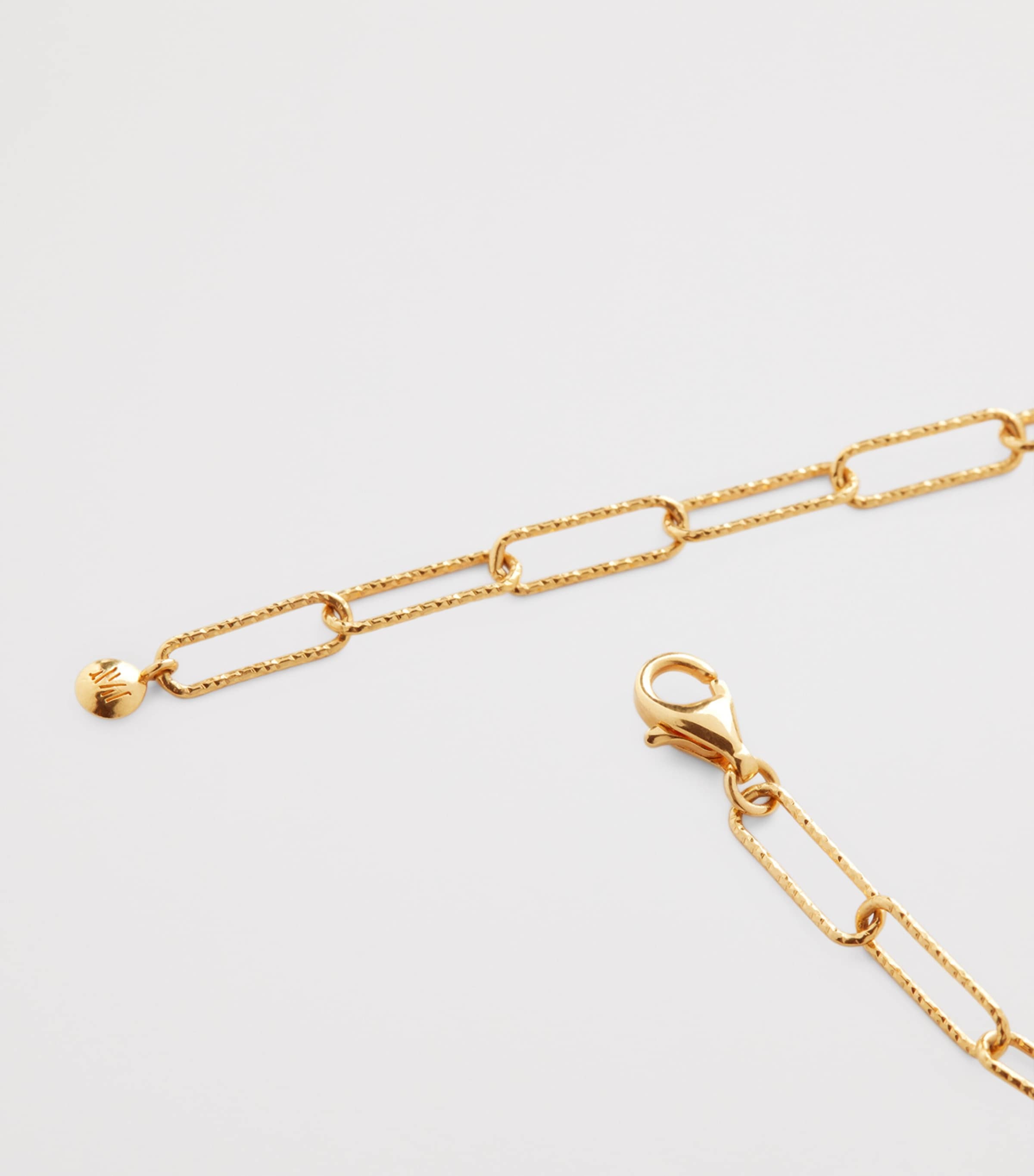 Monica Vinader Gold Vermeil Alta Necklace Gold Vermeil Image 3
