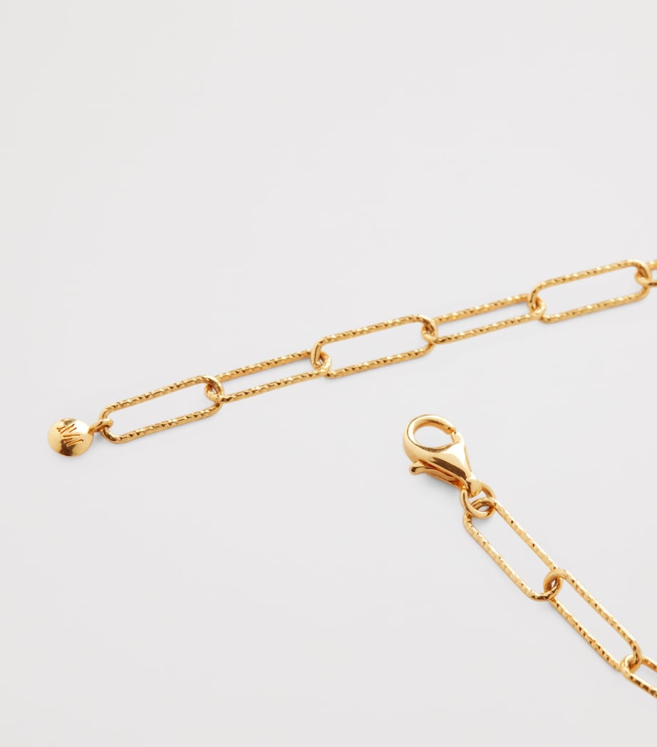 Monica Vinader Gold Vermeil Alta Necklace Gold Vermeil Image 3