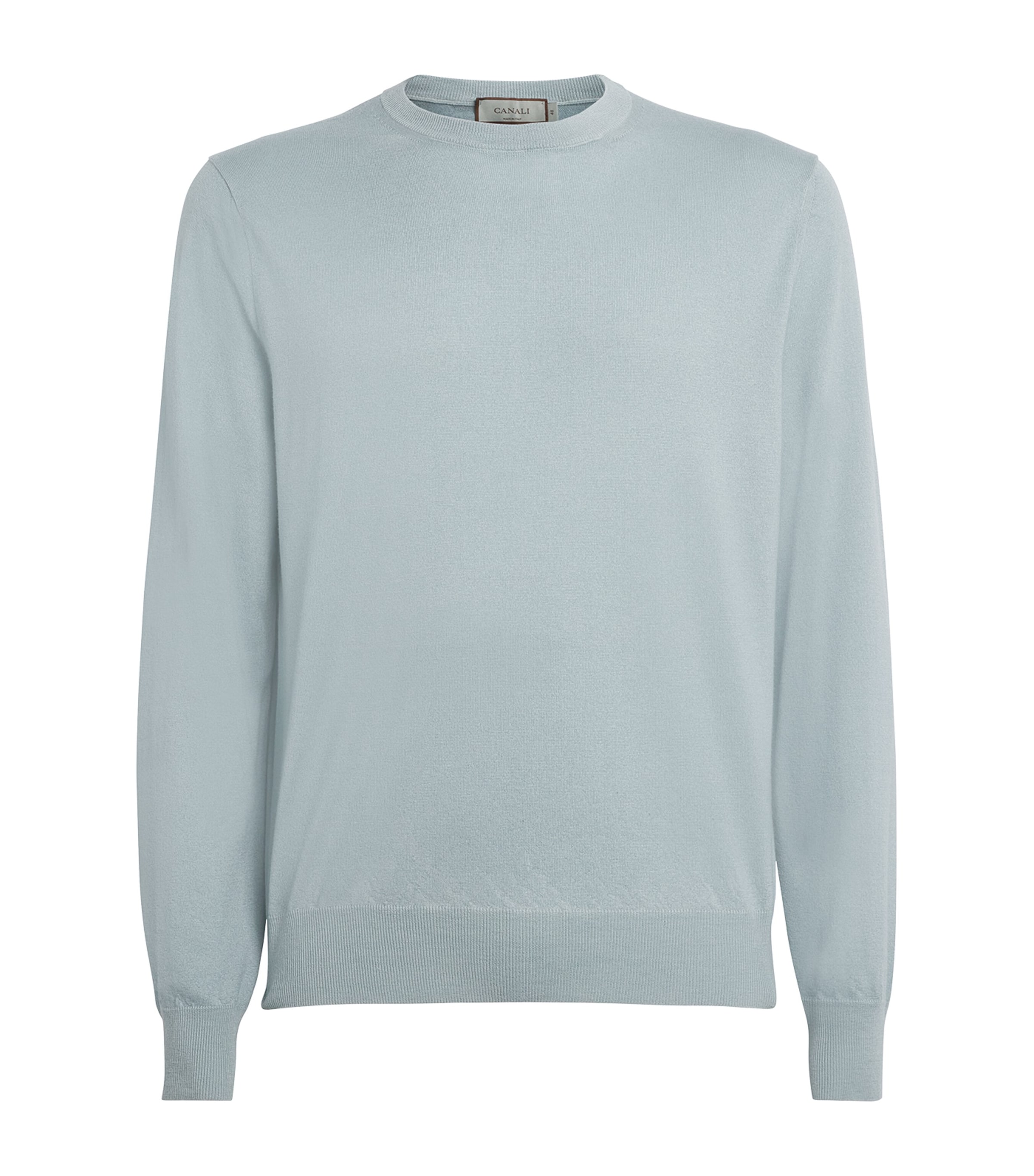 Canali Cashmere Sweater In Blue