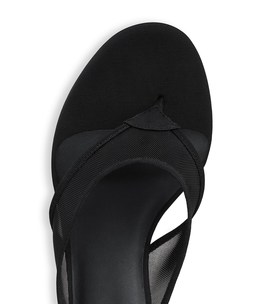 Alaïa Mesh Thong Mules 55 Black Image 4