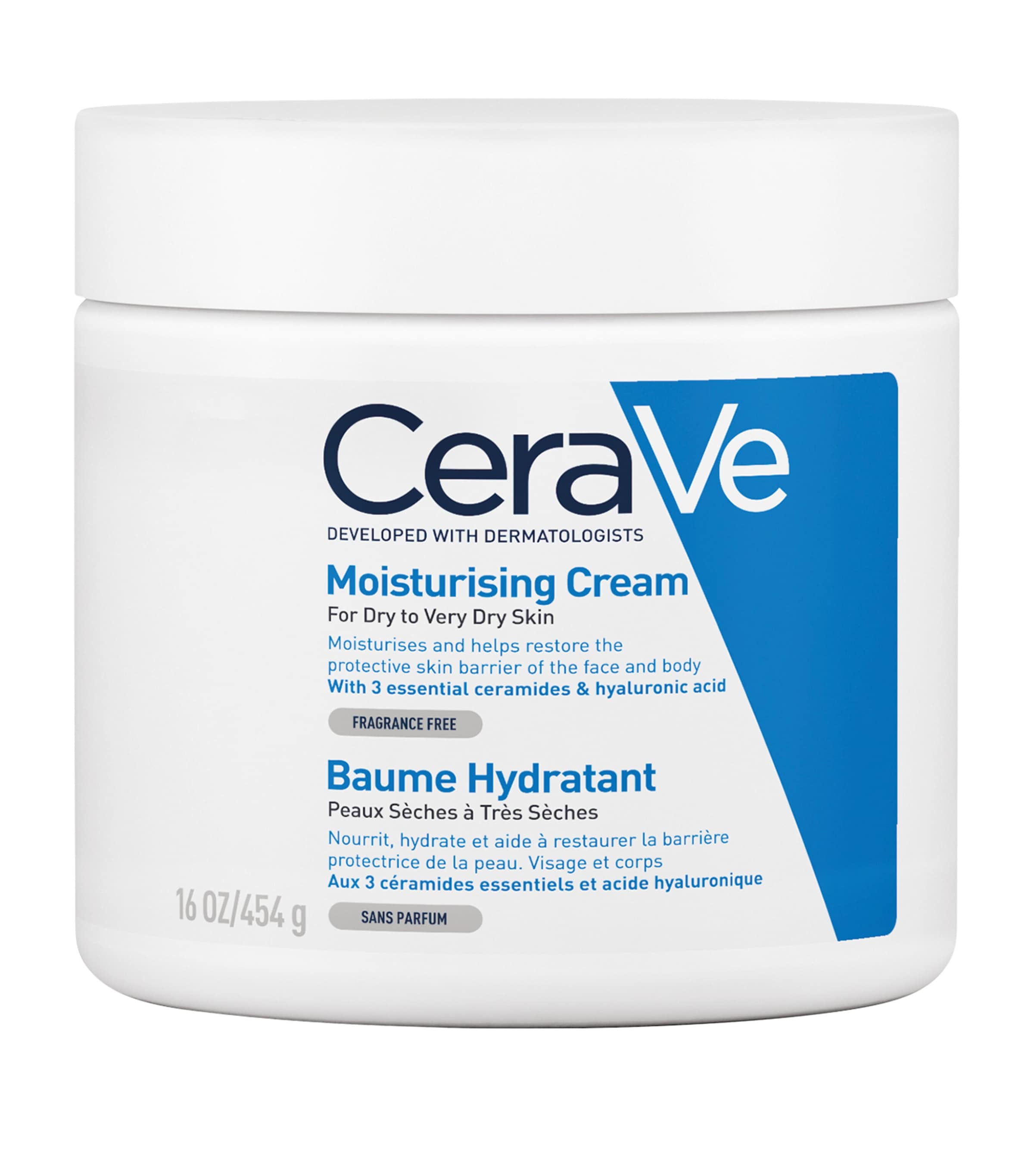CERAVE Moisturising Cream Jar (454g) Image 1