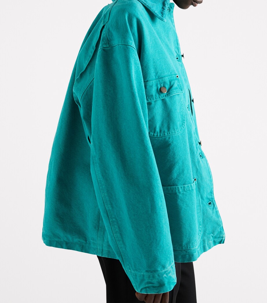 Canvas Trucker Jacket F0136 Image 6