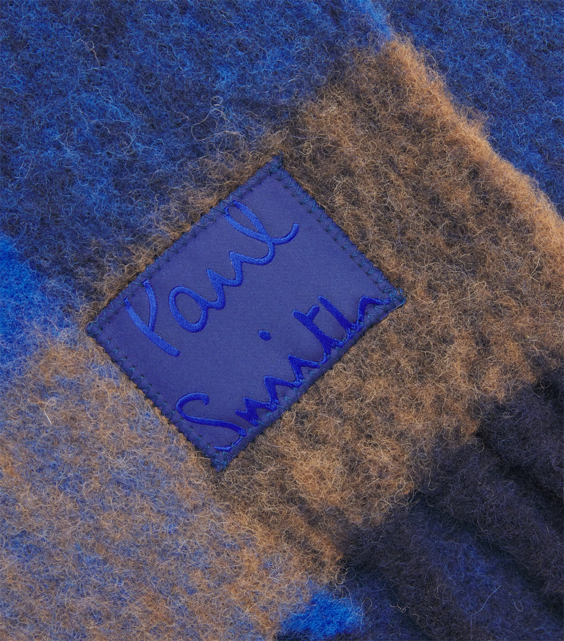 Paul Smith Alpaca-Blend Check Scarf Image 4