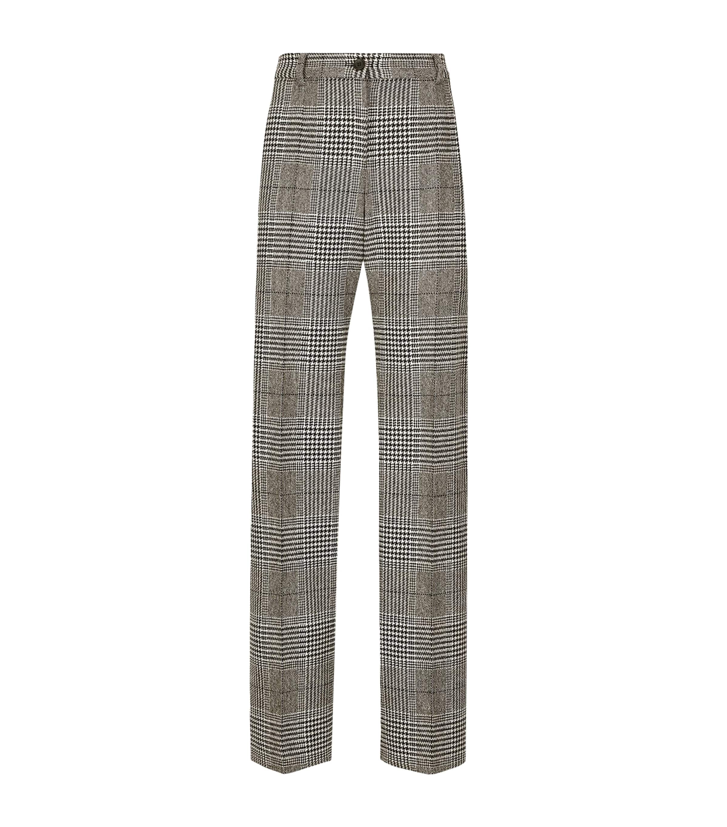 Dolce & Gabbana Tartan Check Trousers For Women