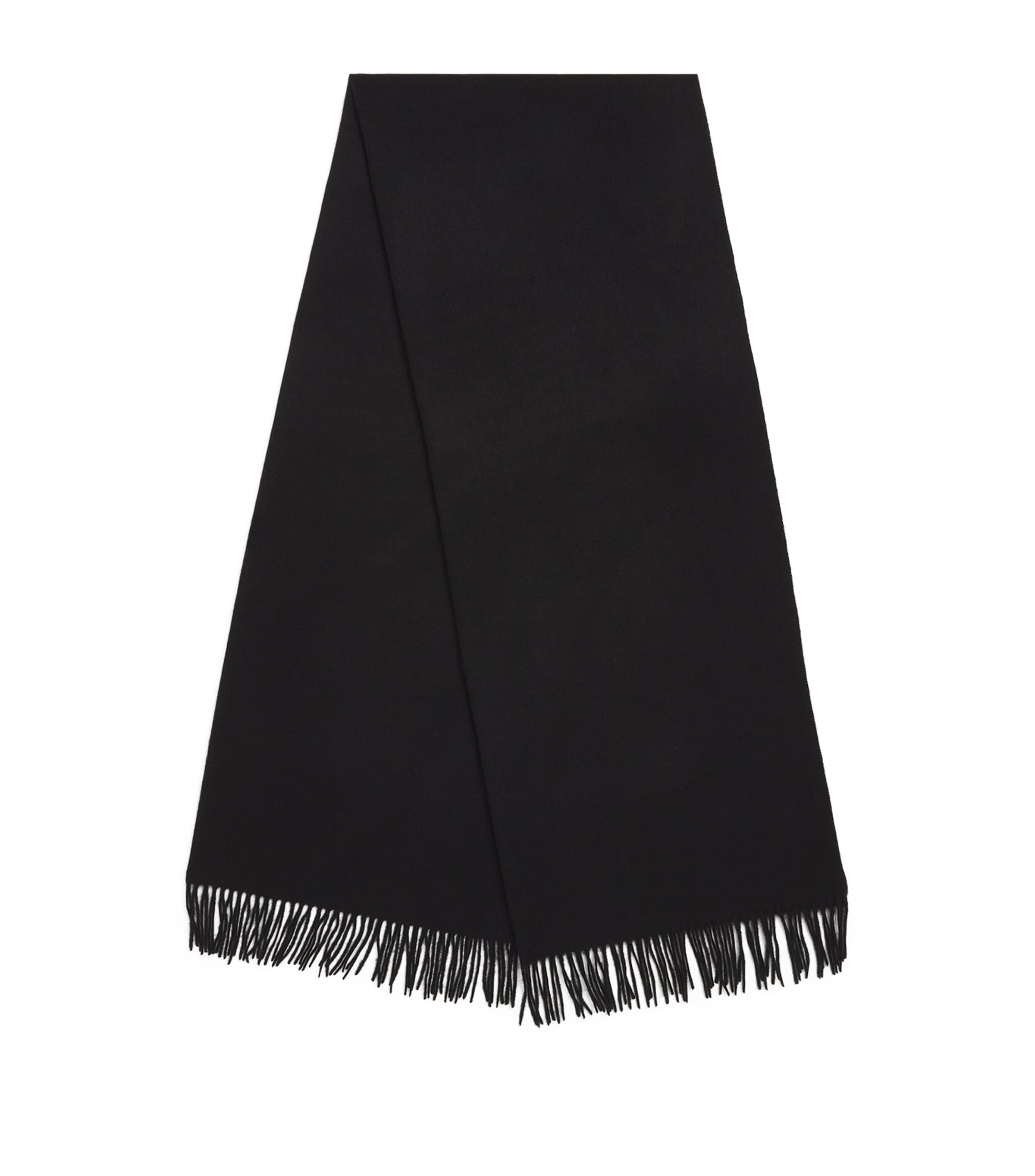 CLAUDIE PIERLOT WOOL FRINGED SCARF 