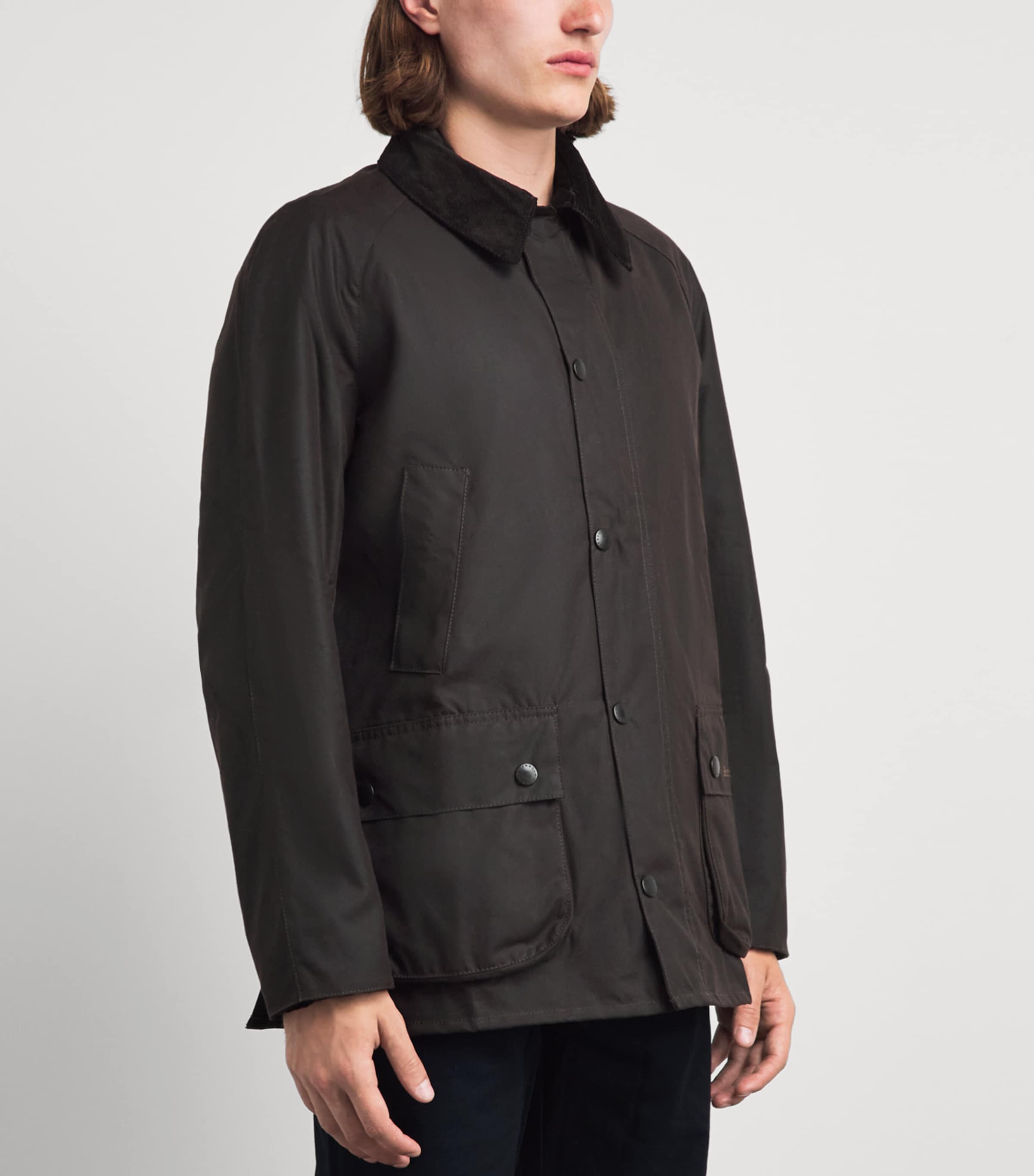 Barbour Mens Waxed Ashby Jacket Rustic/classic Image 4