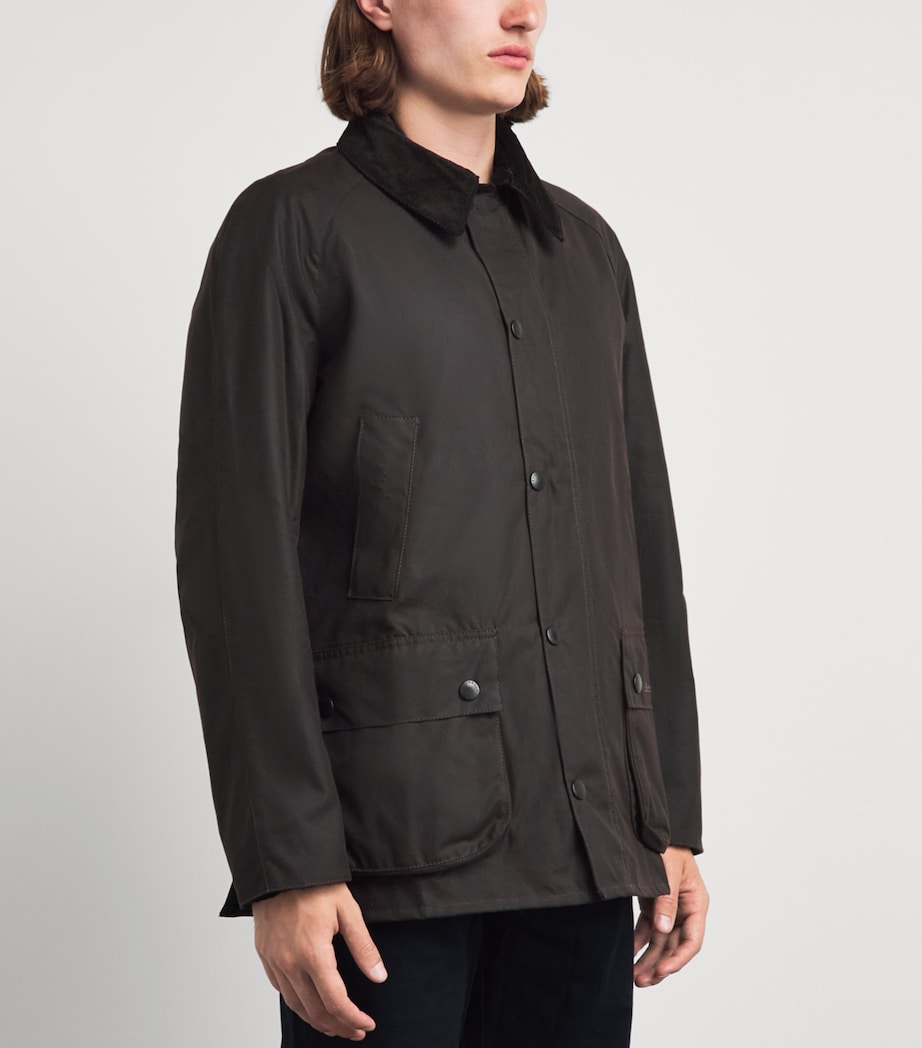 Barbour Mens Waxed Ashby Jacket Rustic/classic Image 4