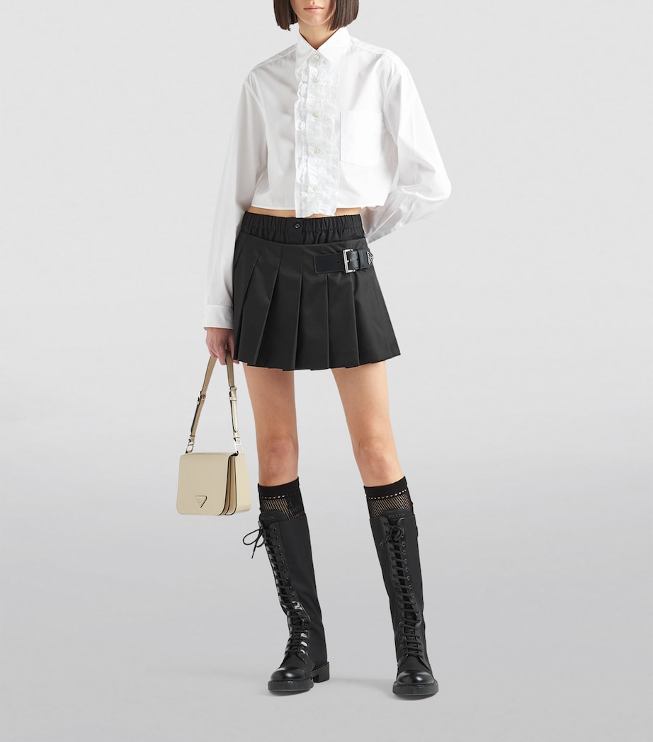Re-Nylon Pleated Mini Skirt F0002 Image 2