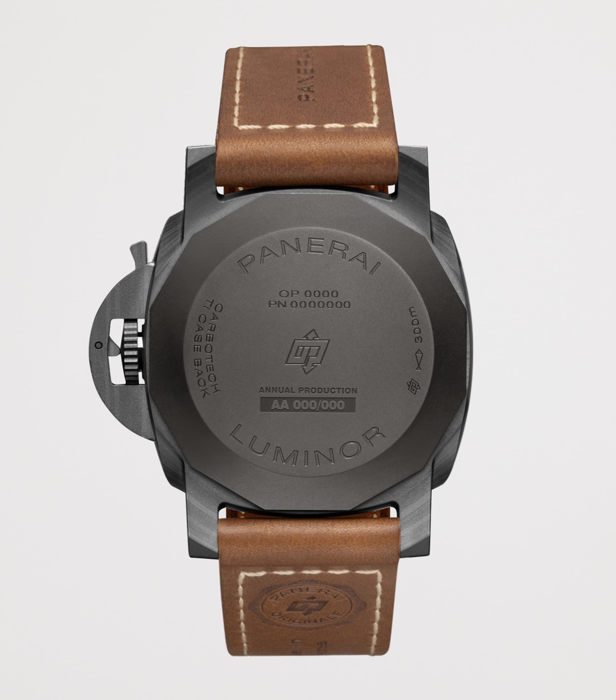 Panerai Carbotech Luminor Marina Watch 44mm Black Image 7