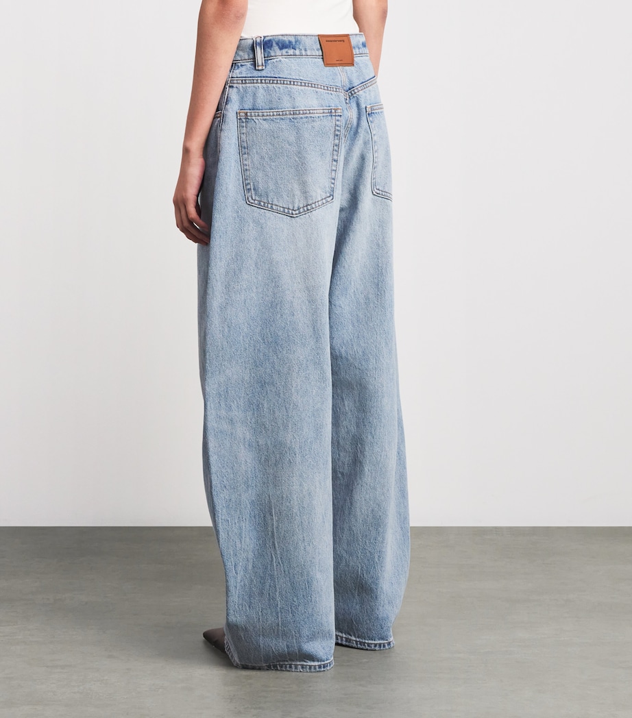 Blow Up Mid-Rise Barrel Jeans 470C VINTGBLEACHBLUE Image 4
