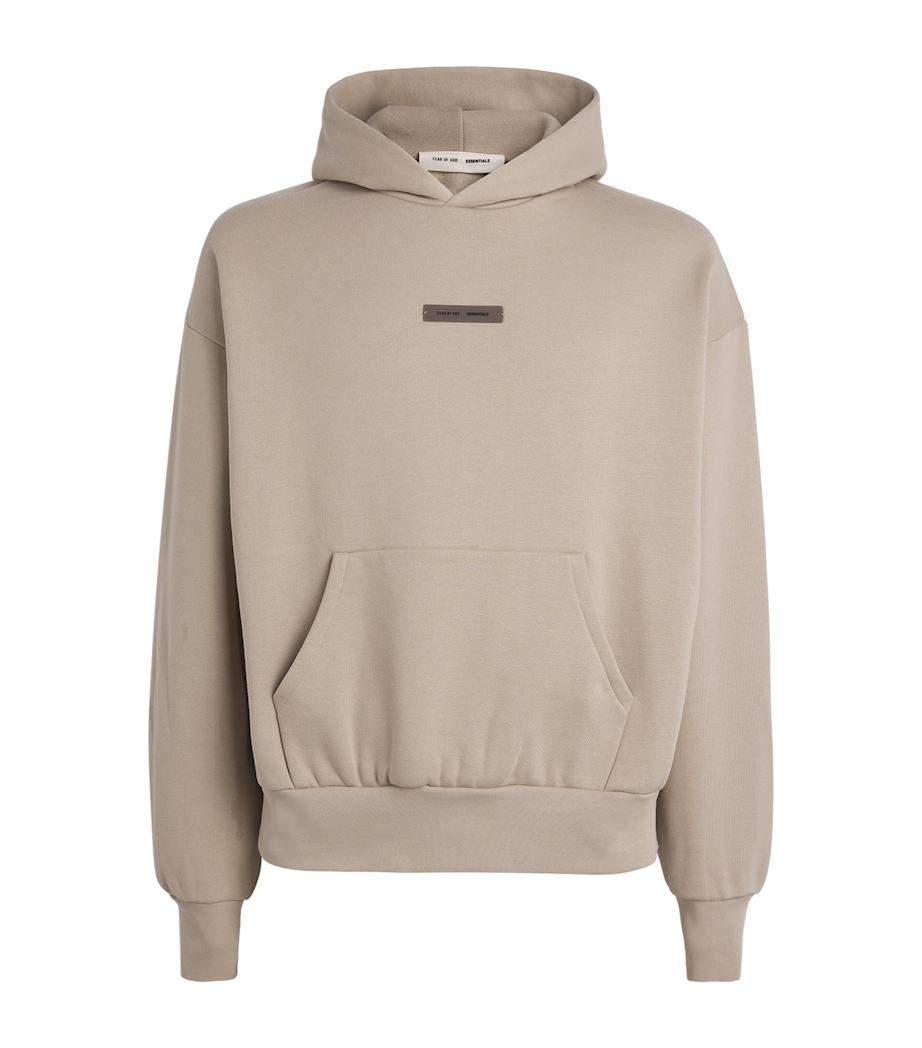 Cotton-Blend Logo Hoodie TIMBER Image 1
