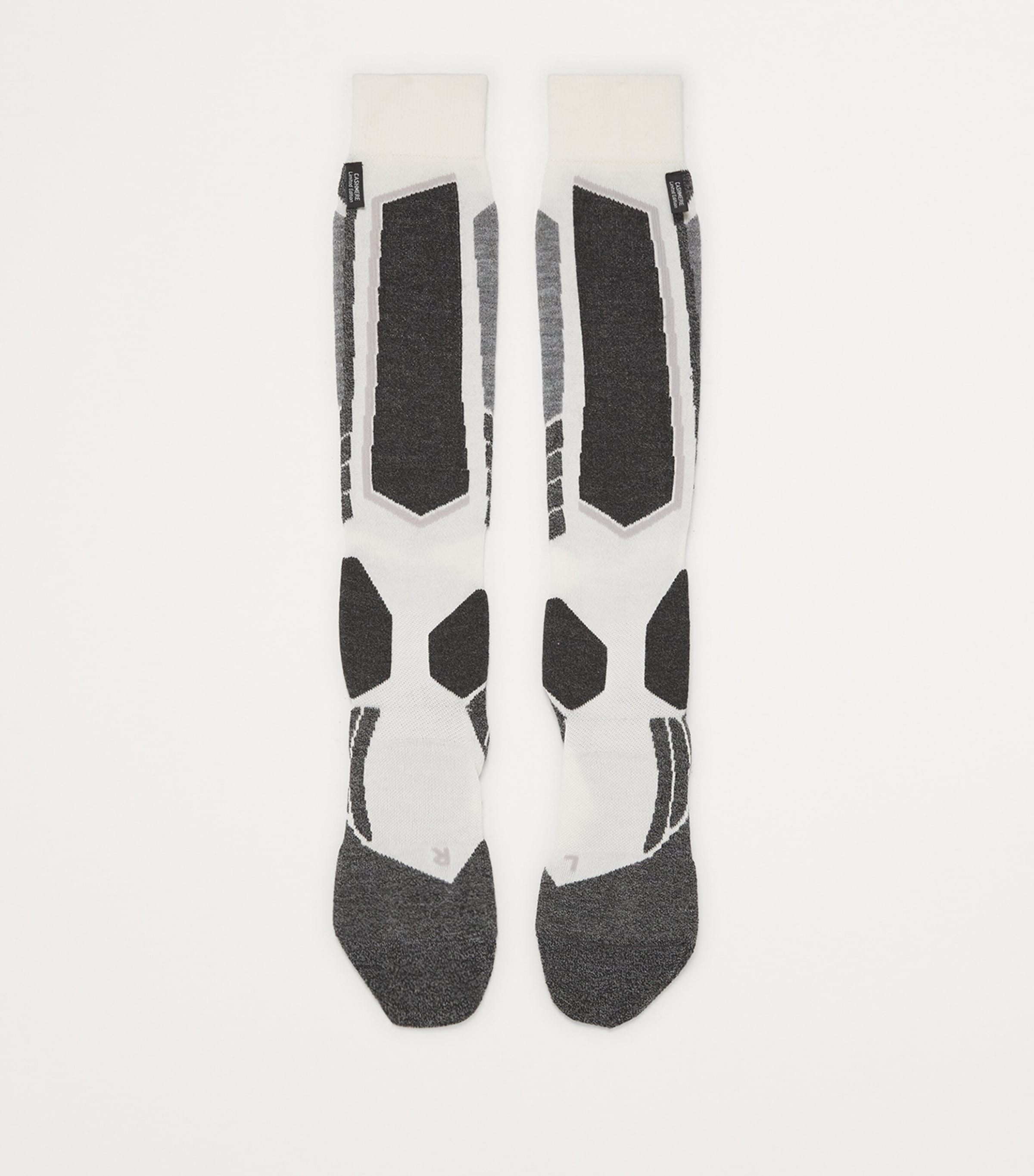 Cashmere-Blend SK2 Skiing Socks 2060 WOOL WHITE Image 2