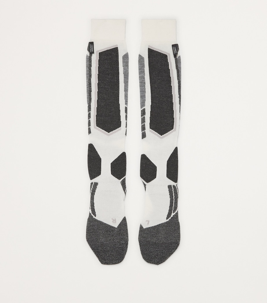 Cashmere-Blend SK2 Skiing Socks 2060 WOOL WHITE Image 2