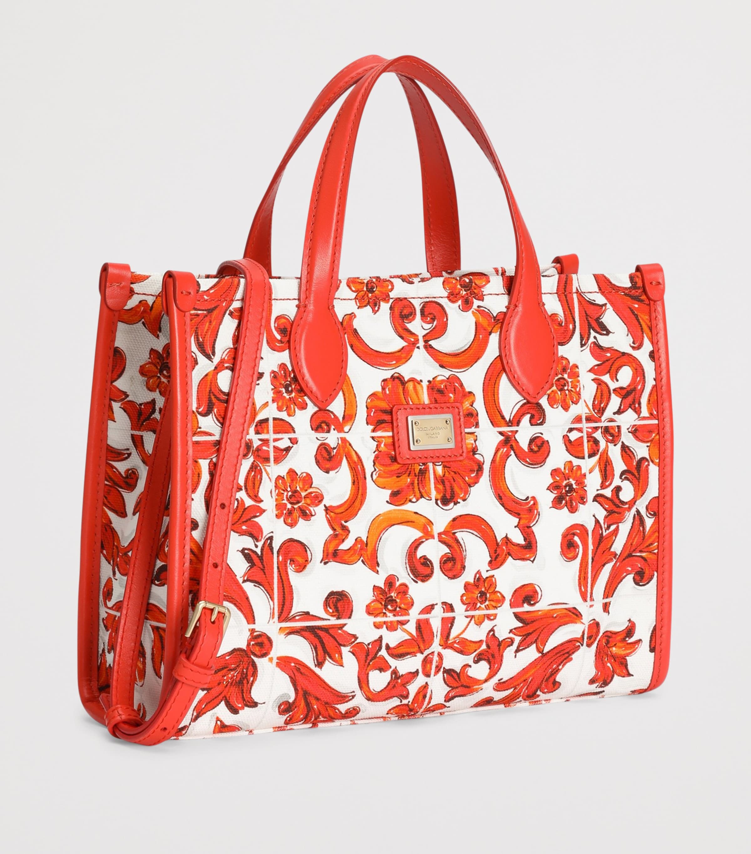 Dolce&Gabbana Kids Majolica Tote Bag Maiolica Ar Image 2